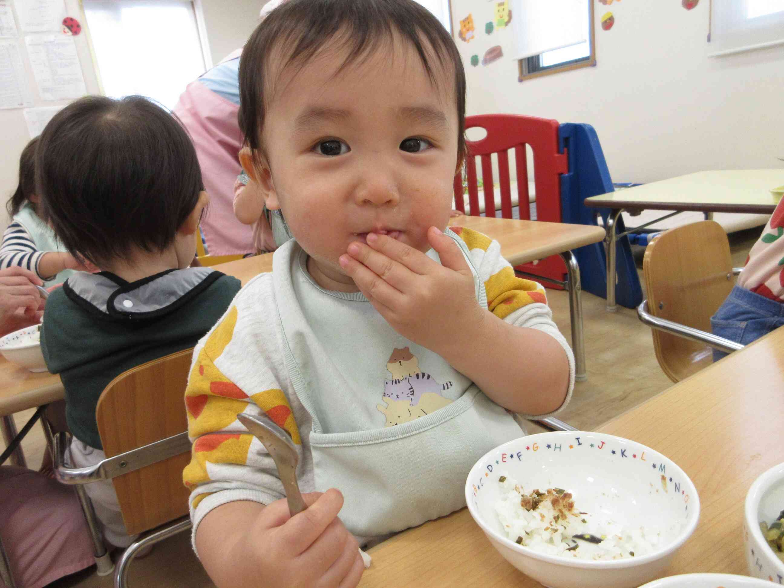 おいしいよと素敵な笑顔