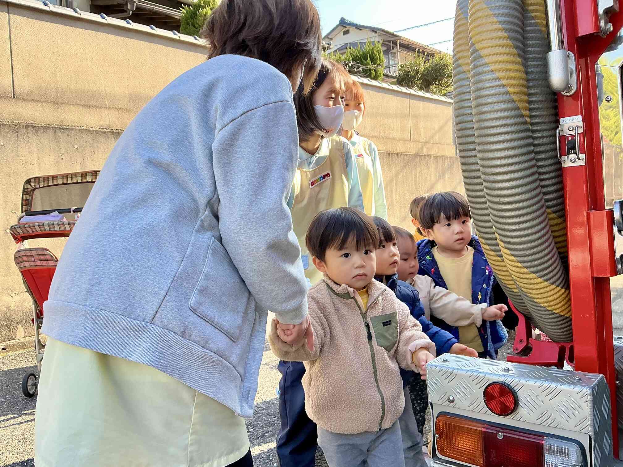 消防車を見学したよ