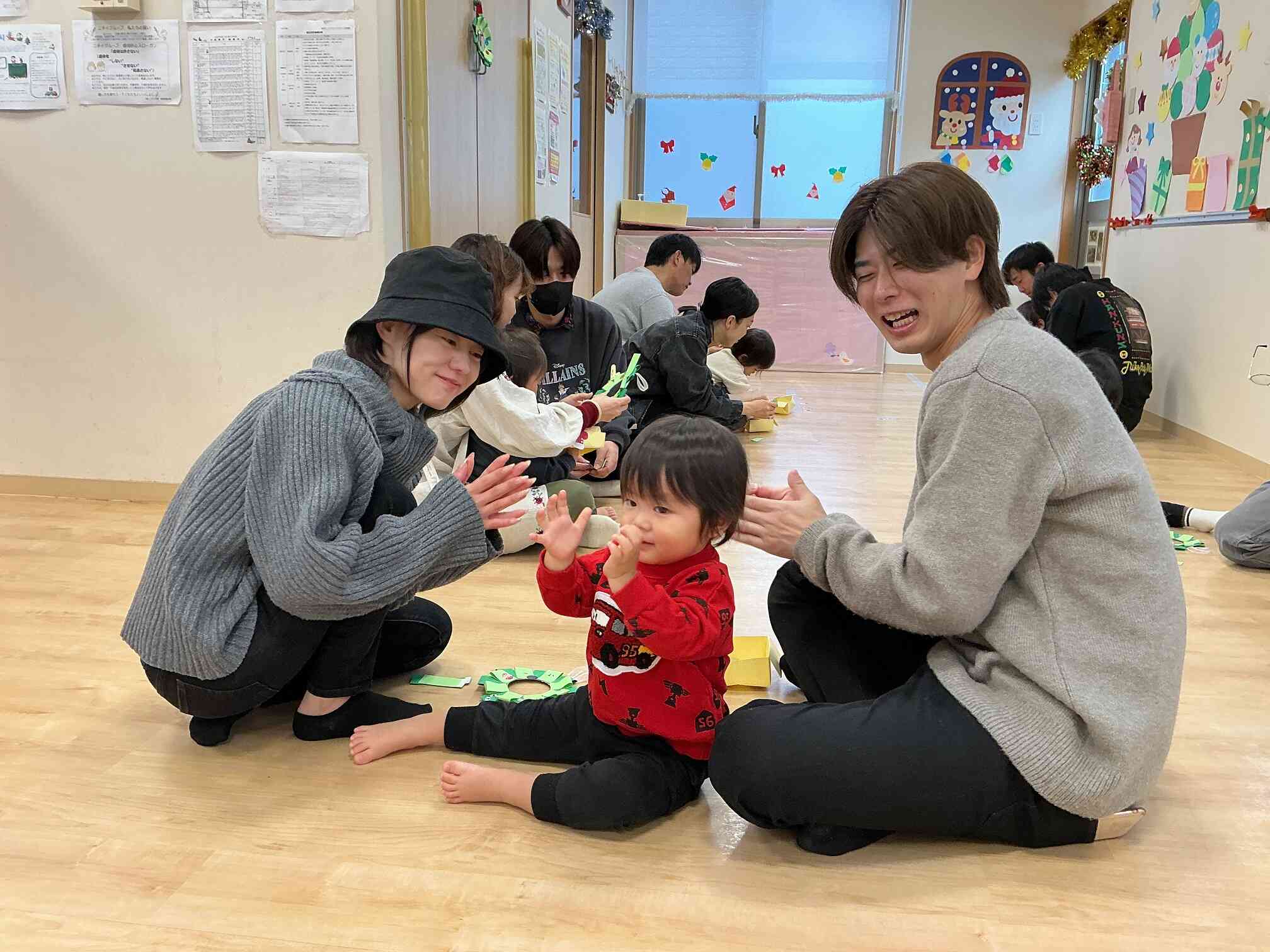 親子クリスマス会～リース作り～