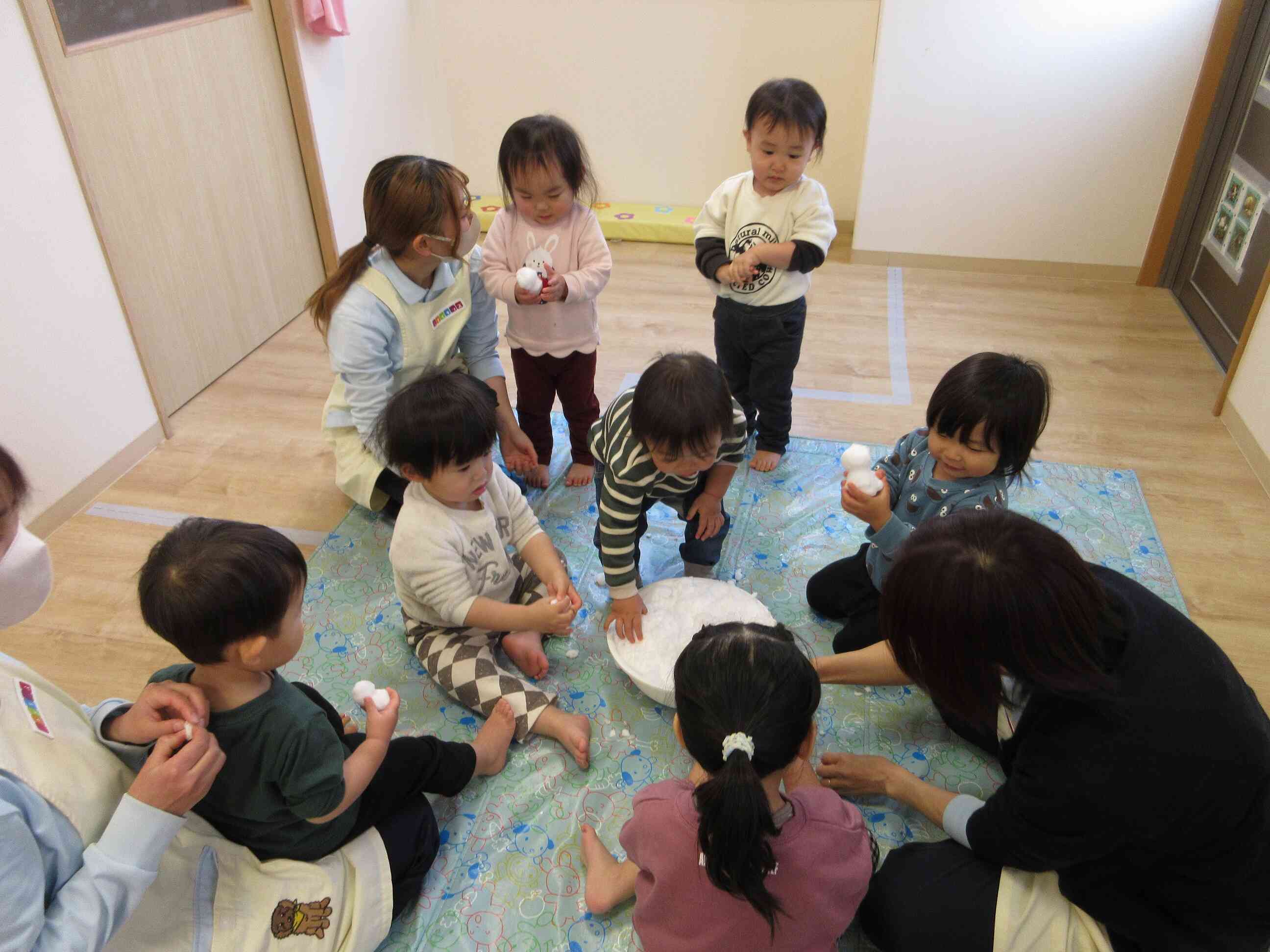 雪の感触を楽しみました②