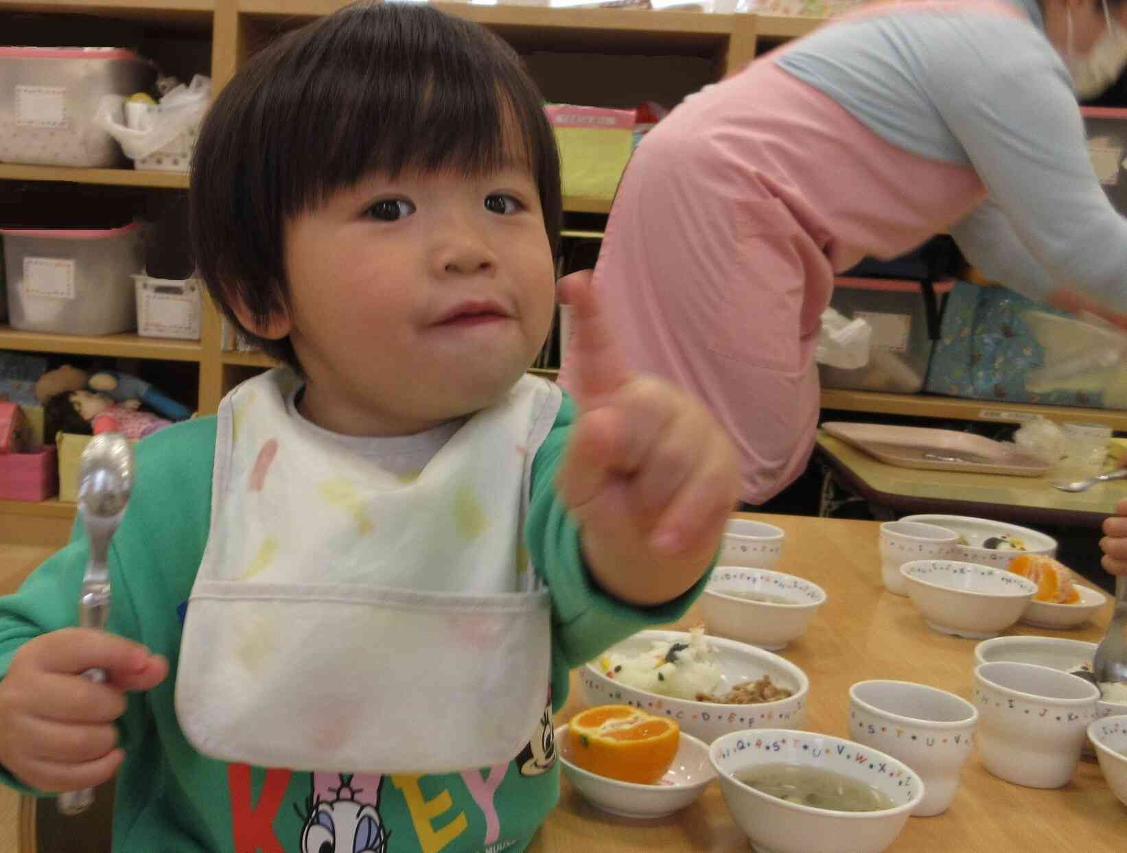 給食おいしいな