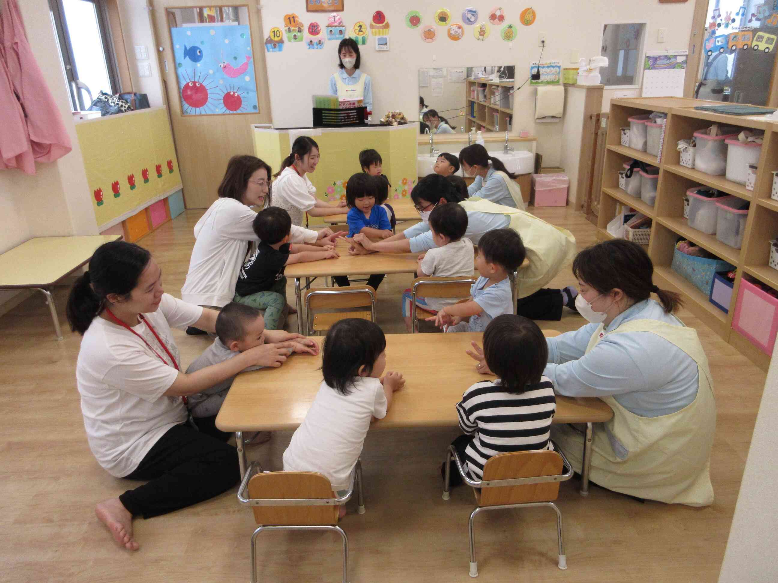 保育参加&給食試食会1日目①
