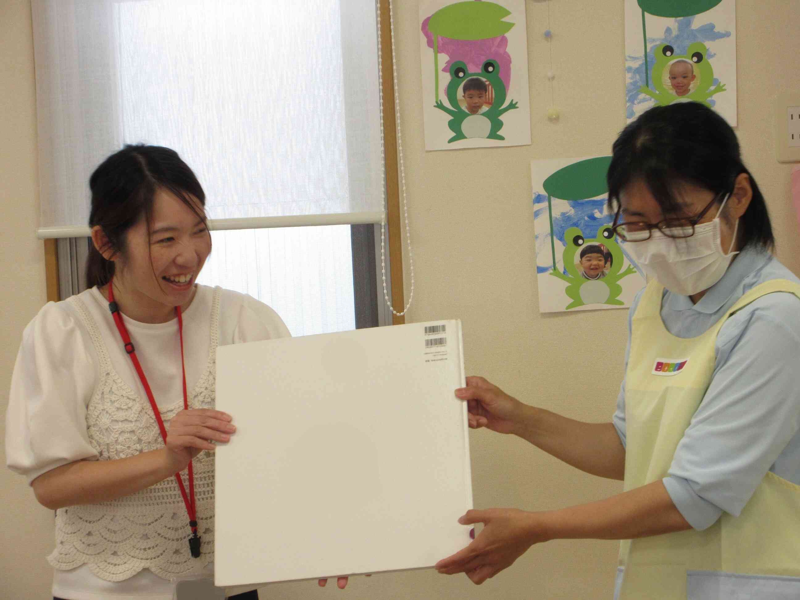 お母さん先生に読んでもらったよ