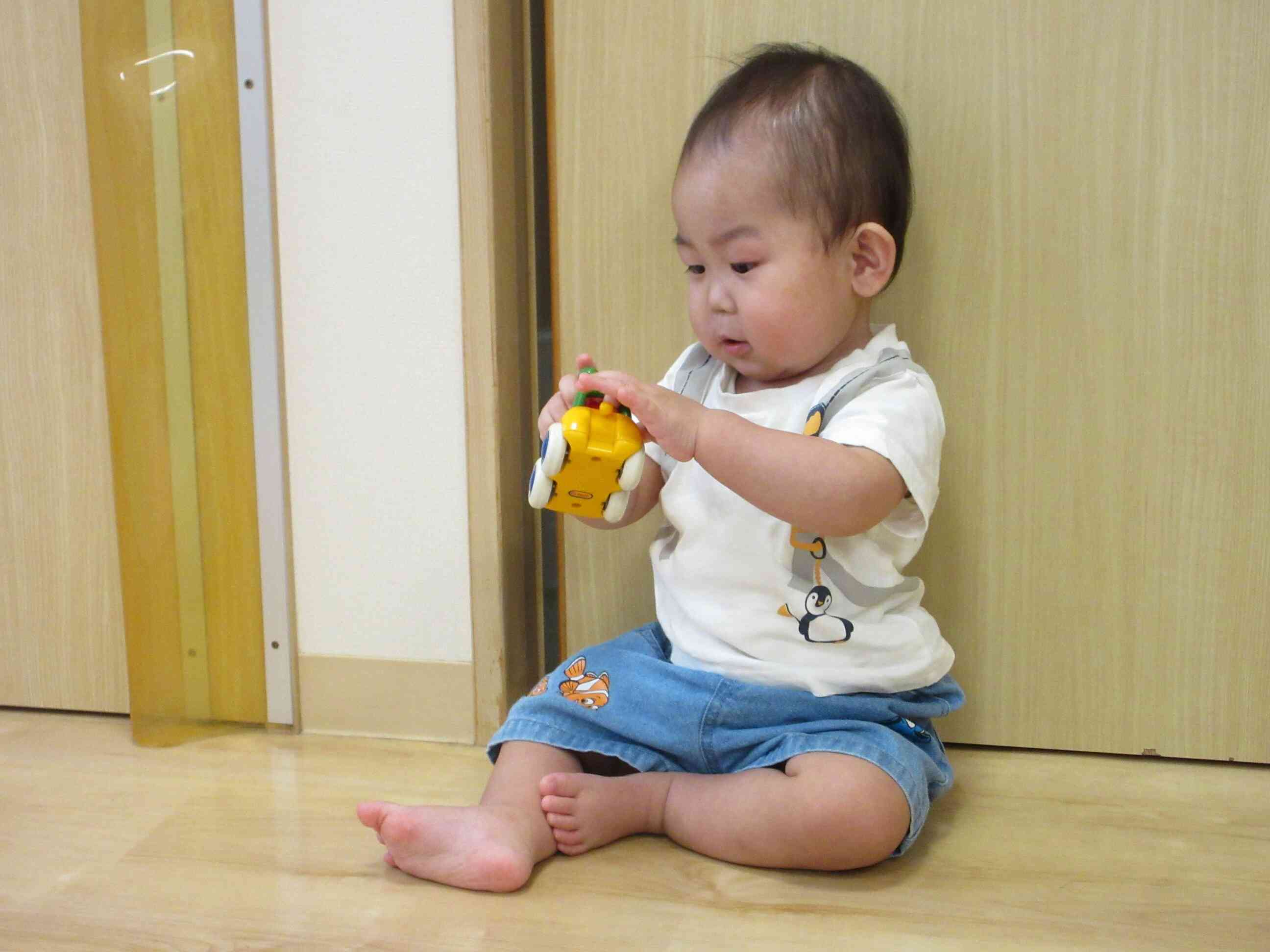 お気に入りのおもちゃも見つけたよ