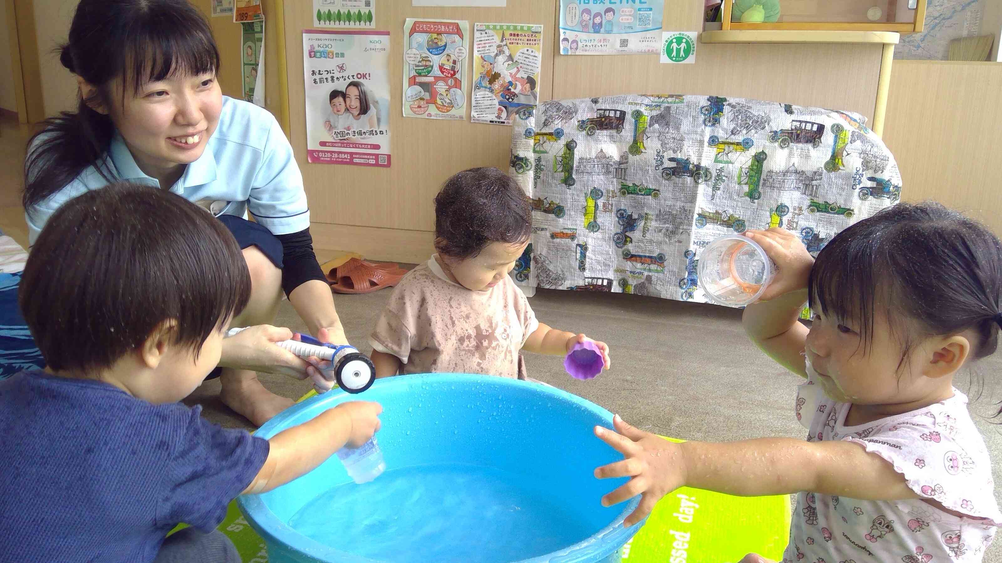 水が掛かっても大丈夫!