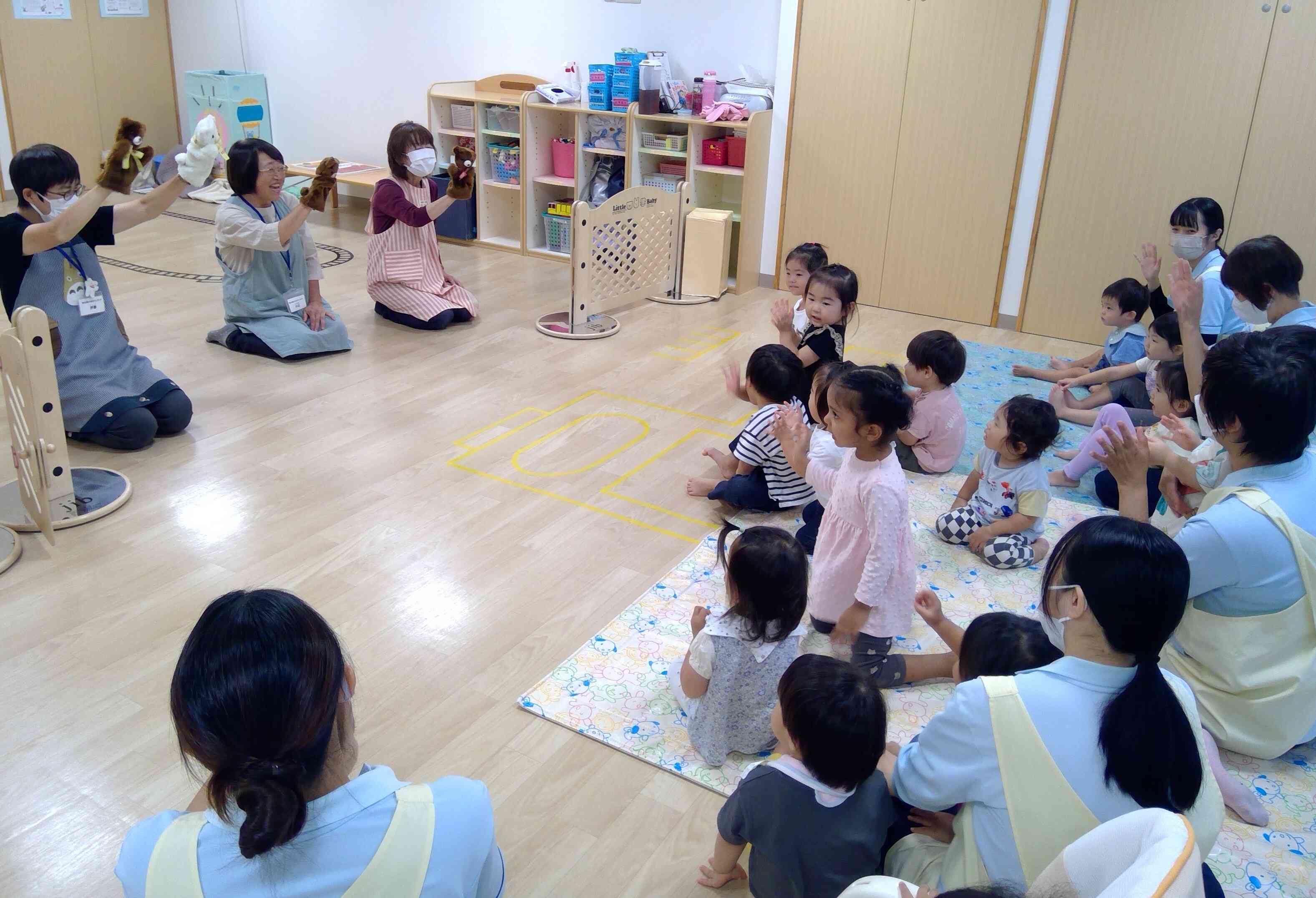くまさん、またねー!