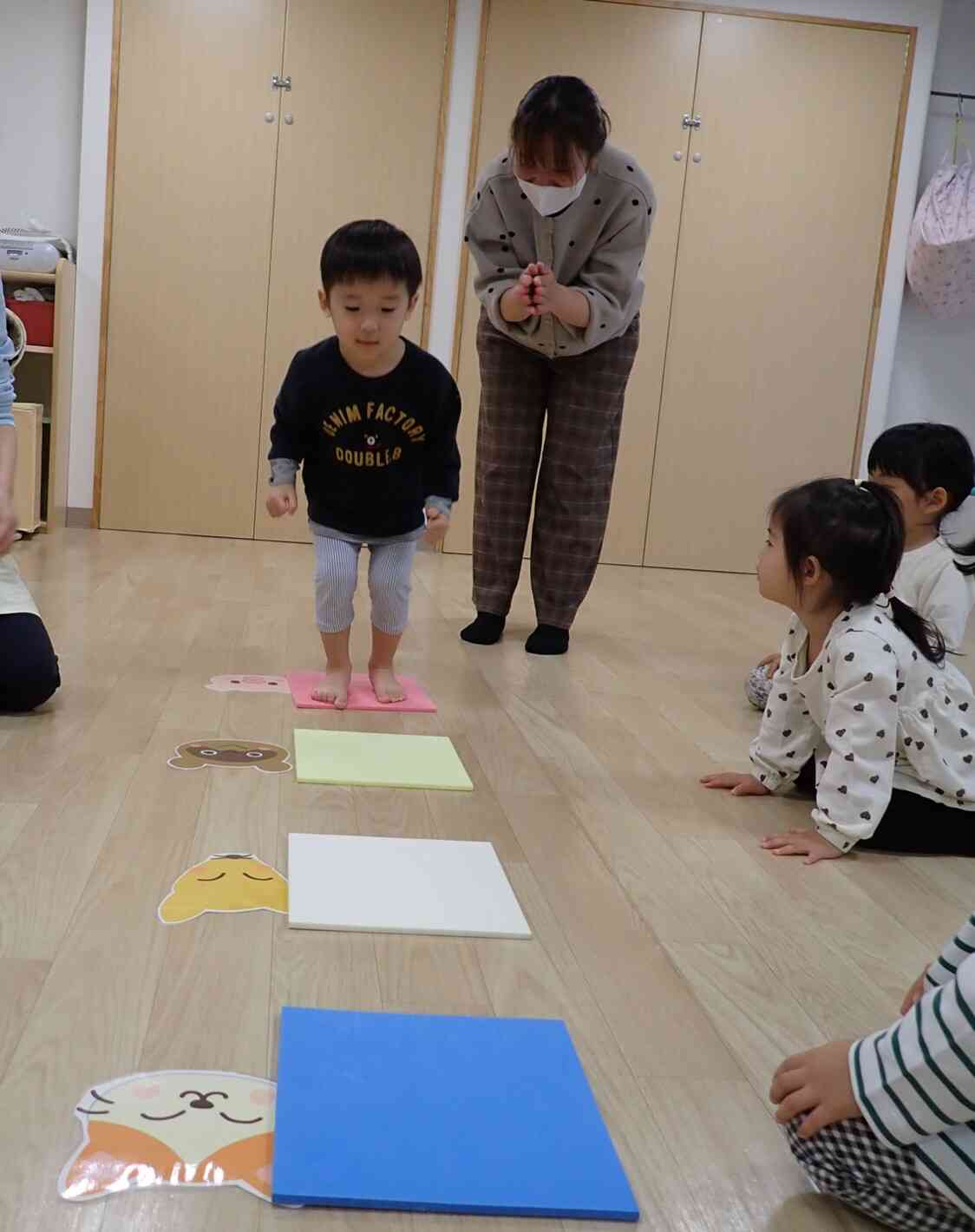 歌に合わせてジャンプ！！