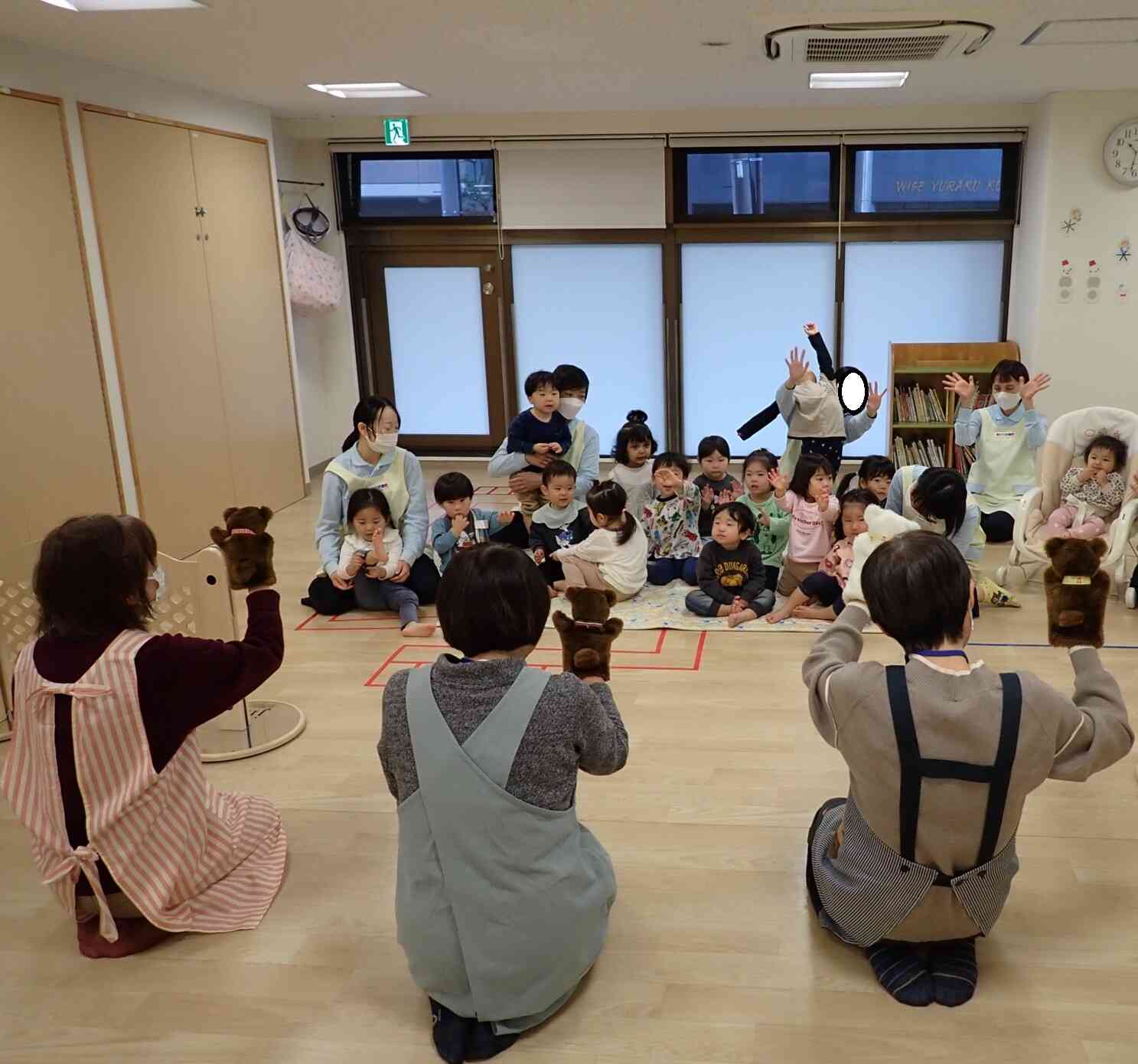 くまさんにバイバイ