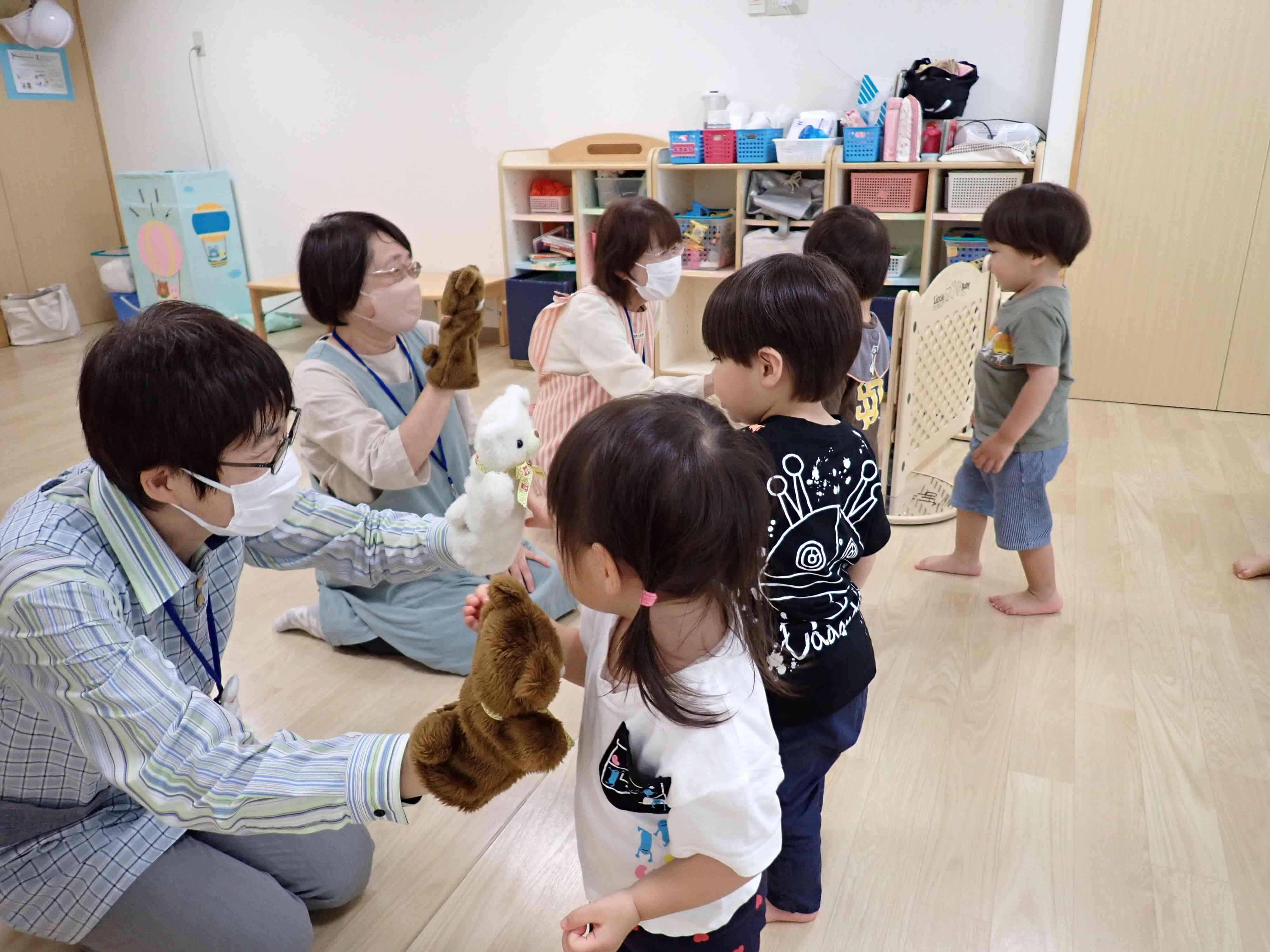 くまさん、またきてね。
