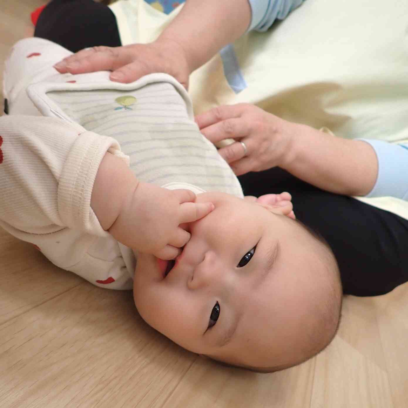 午後の様子（ひよこ組０歳児）