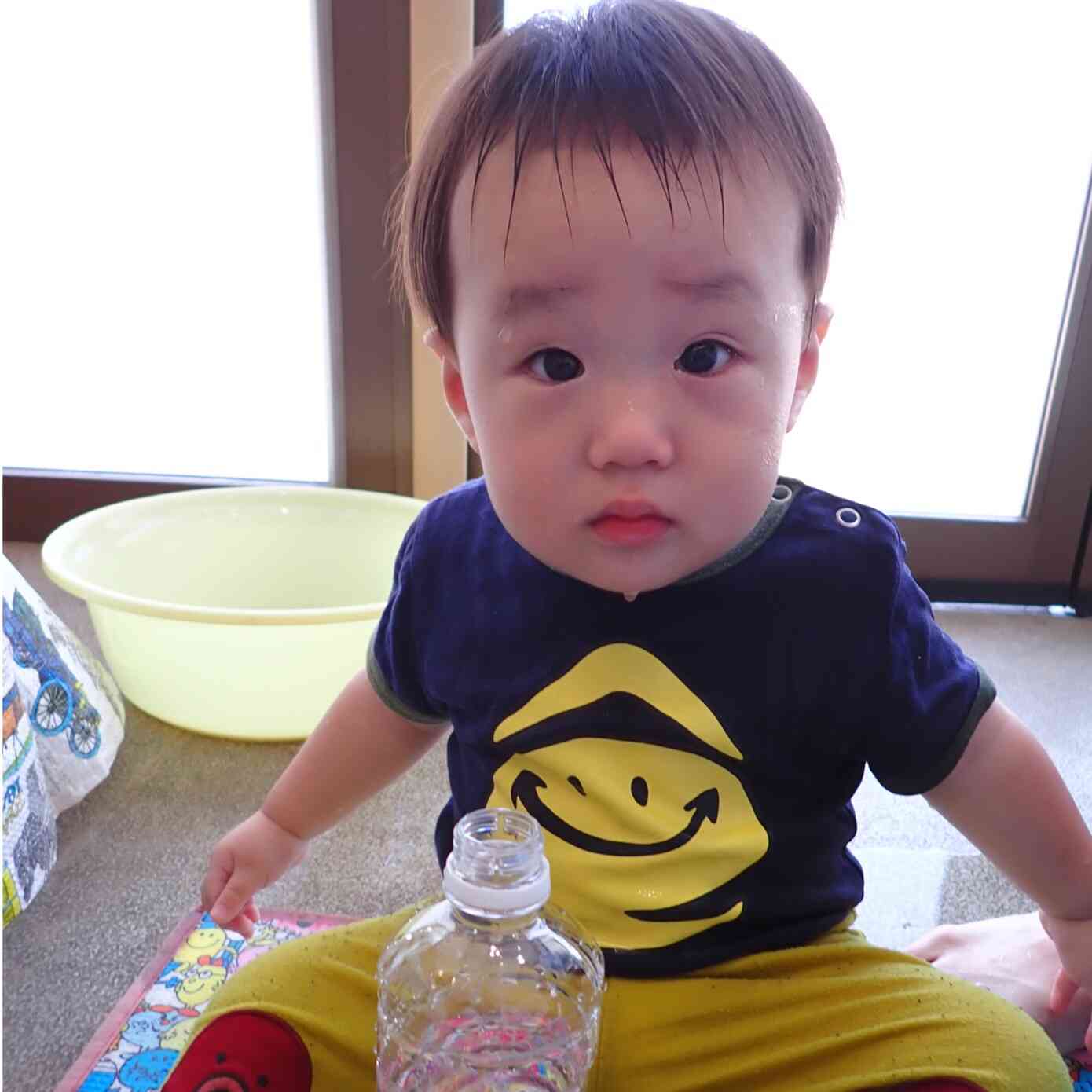 初めての水遊び(1歳児 あひる組)