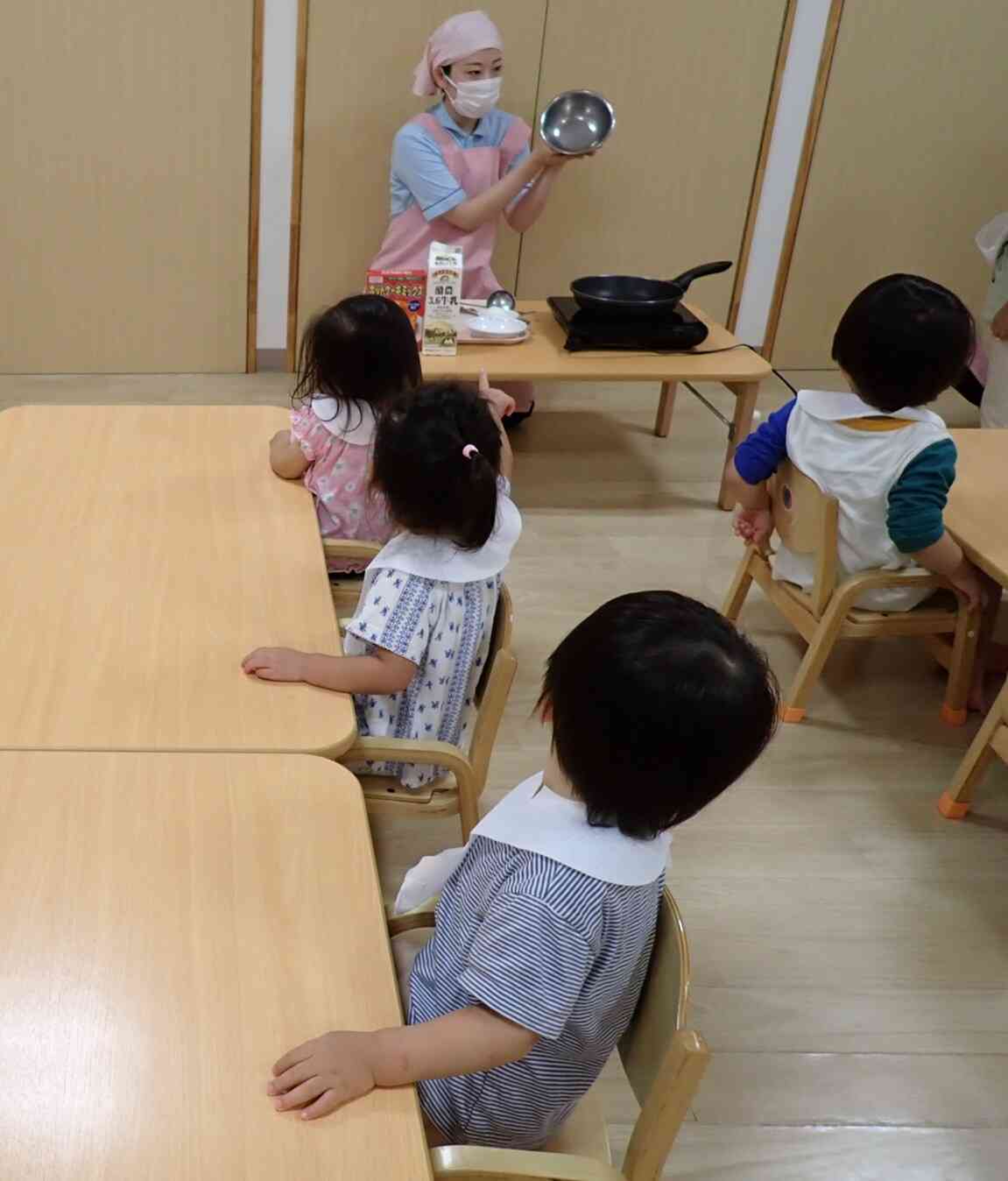 ホットケーキってどんな風に焼けるのかな？