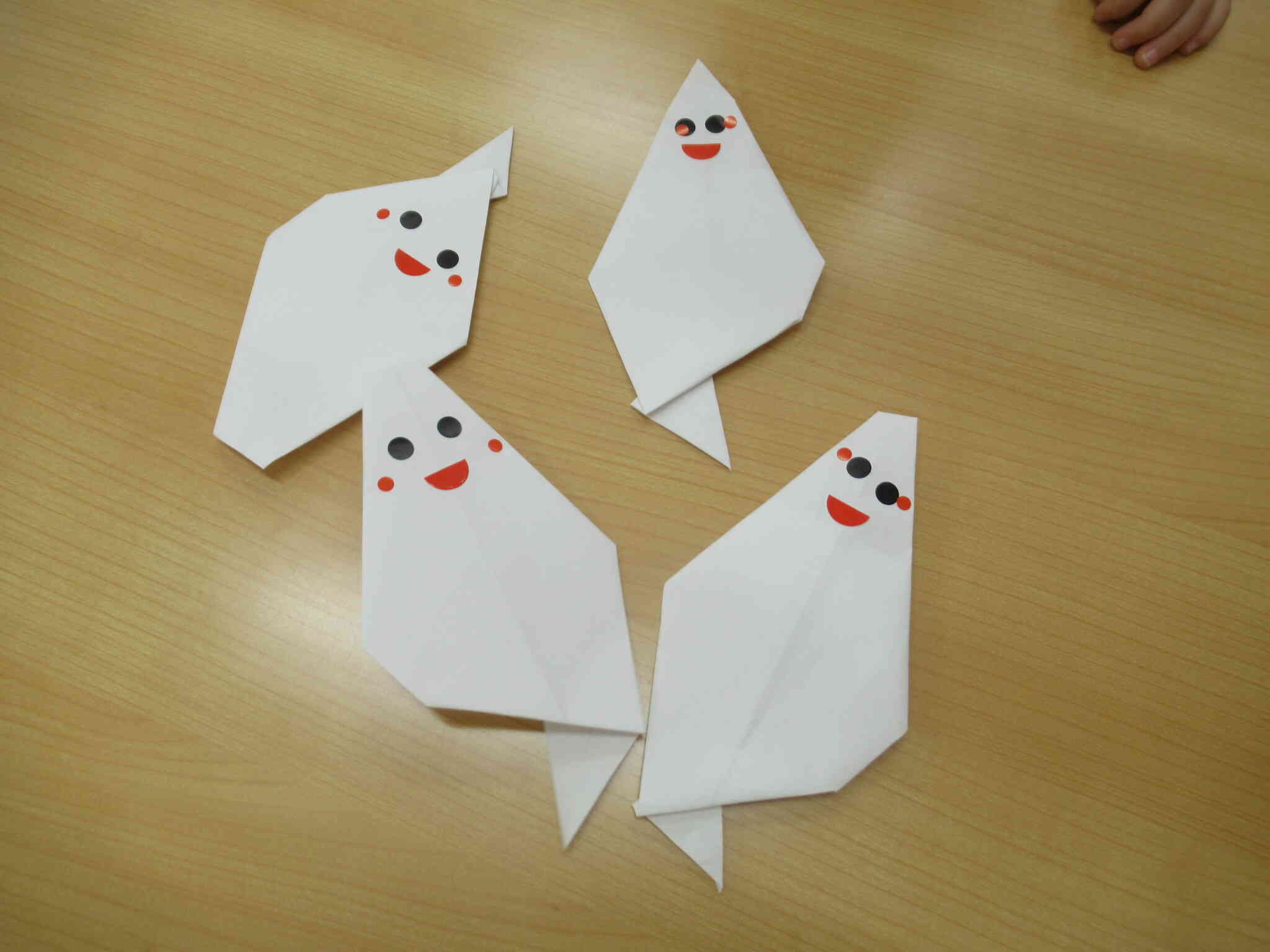 おばけも作ってみたよ～！
