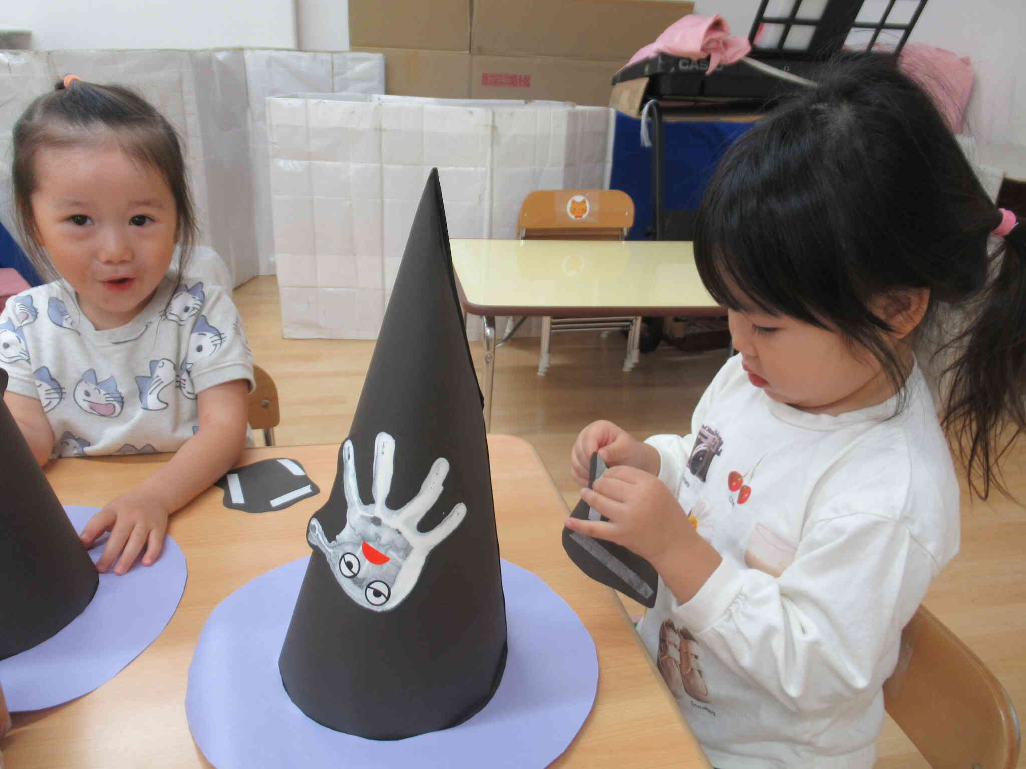 うさぎ組（２歳児）ハロウィン製作☆