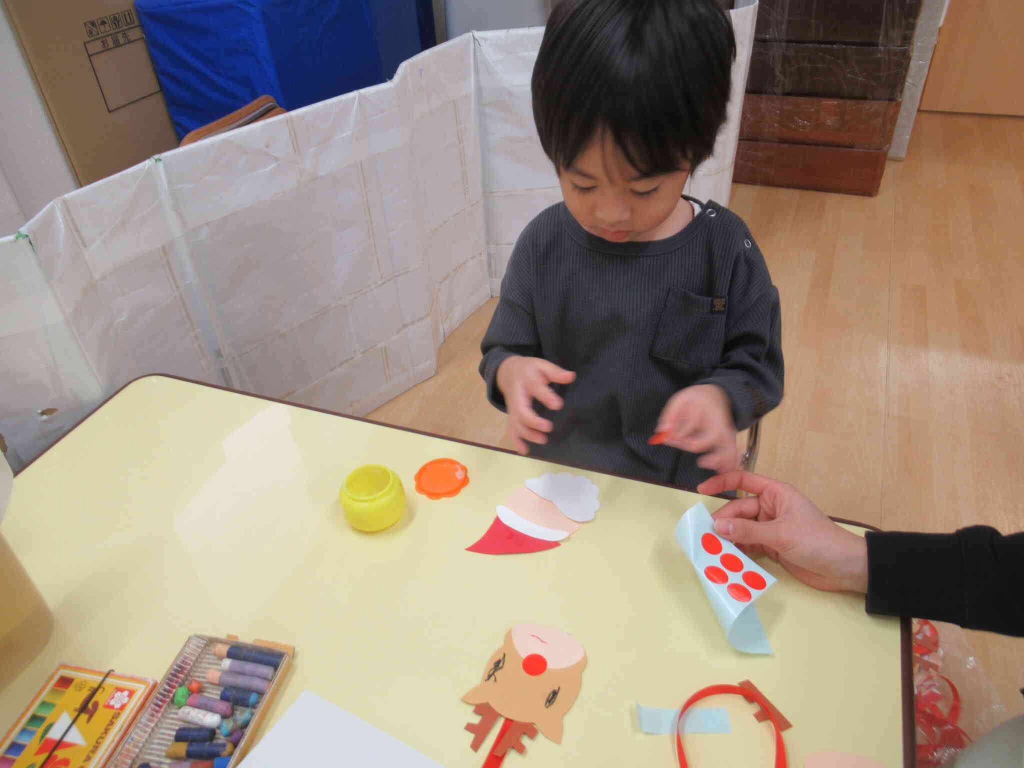 クリスマス製作(2歳児)