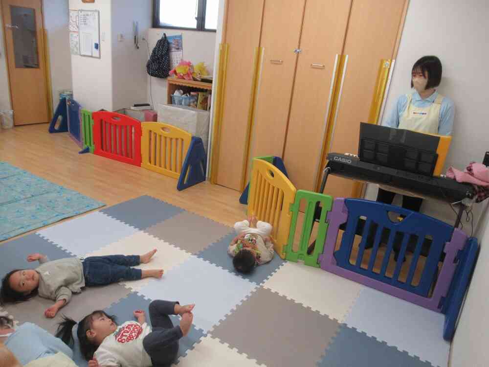 ひよこ組（０歳児）のお歌あそび