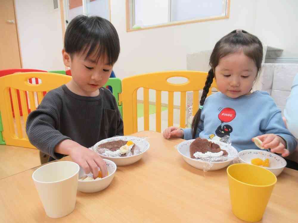 食育　恵方巻...クレープ？