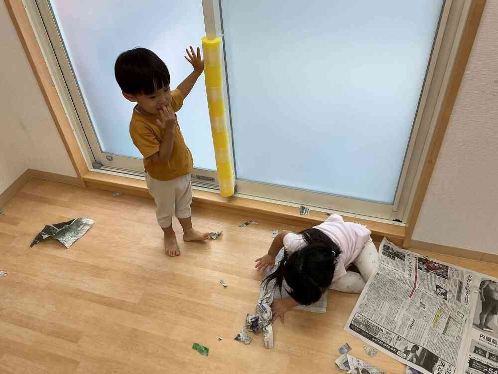 びりびり☆