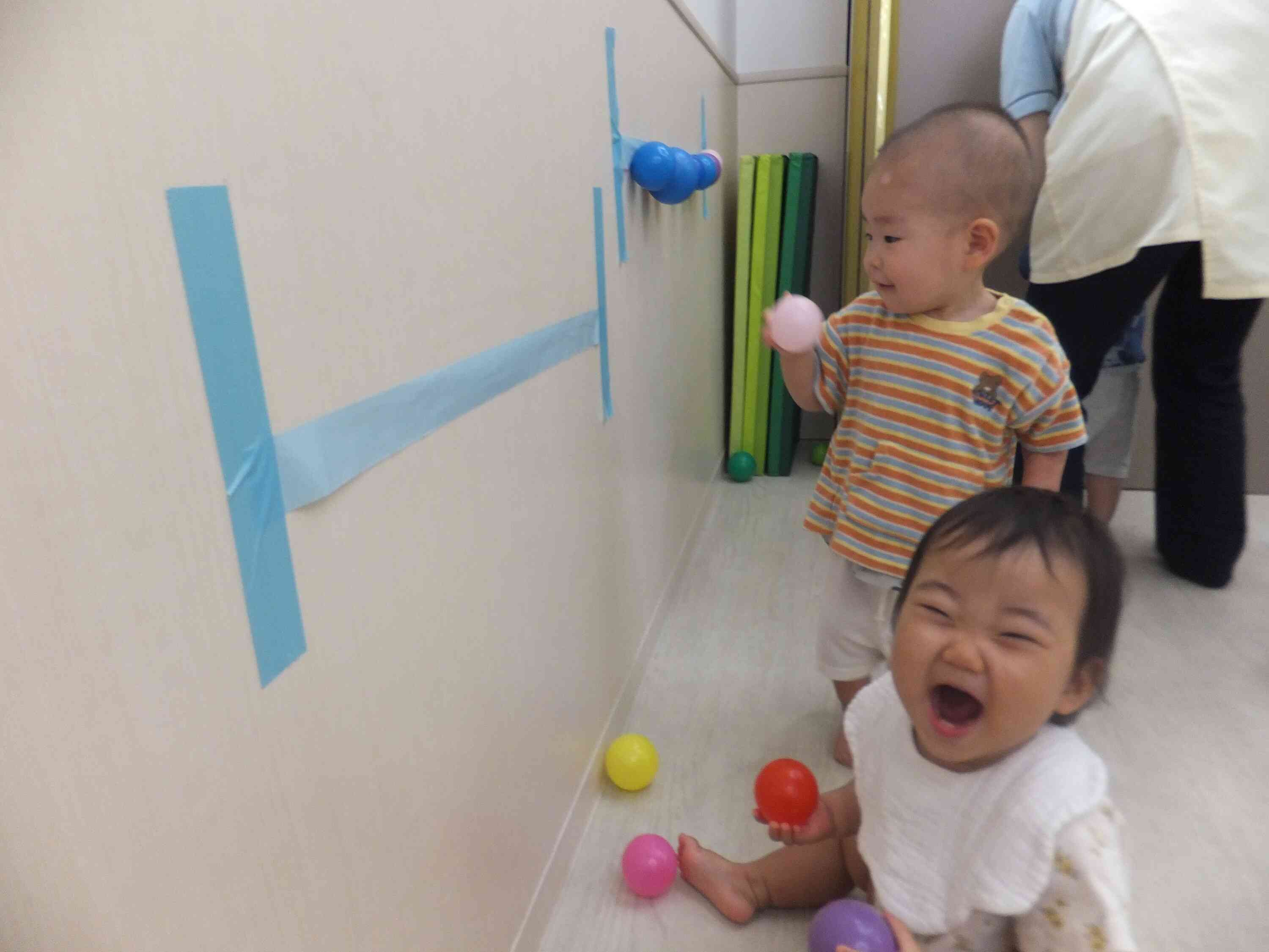 くっつきボール！