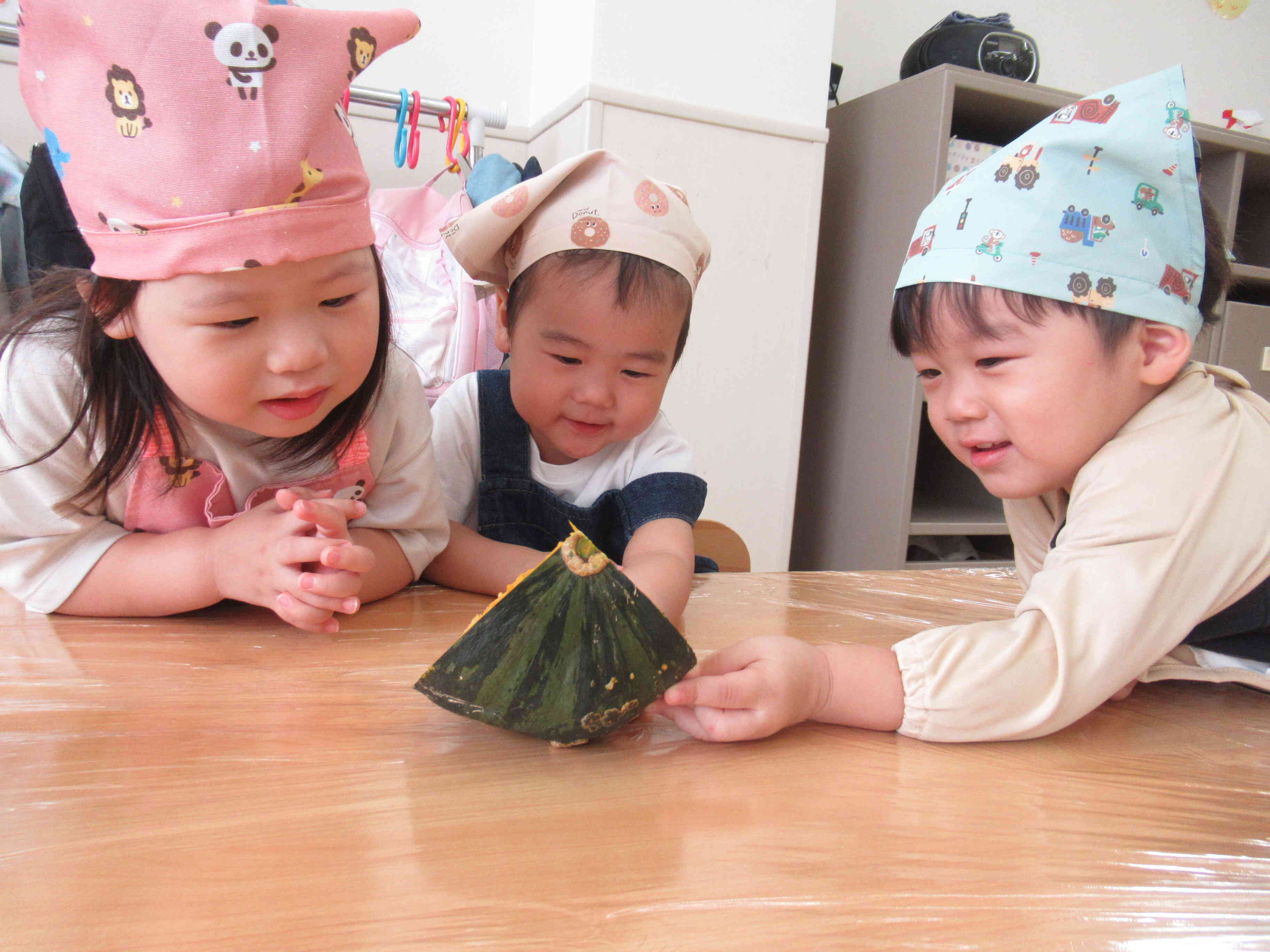 かぼちゃの種取りをしたよ♡②