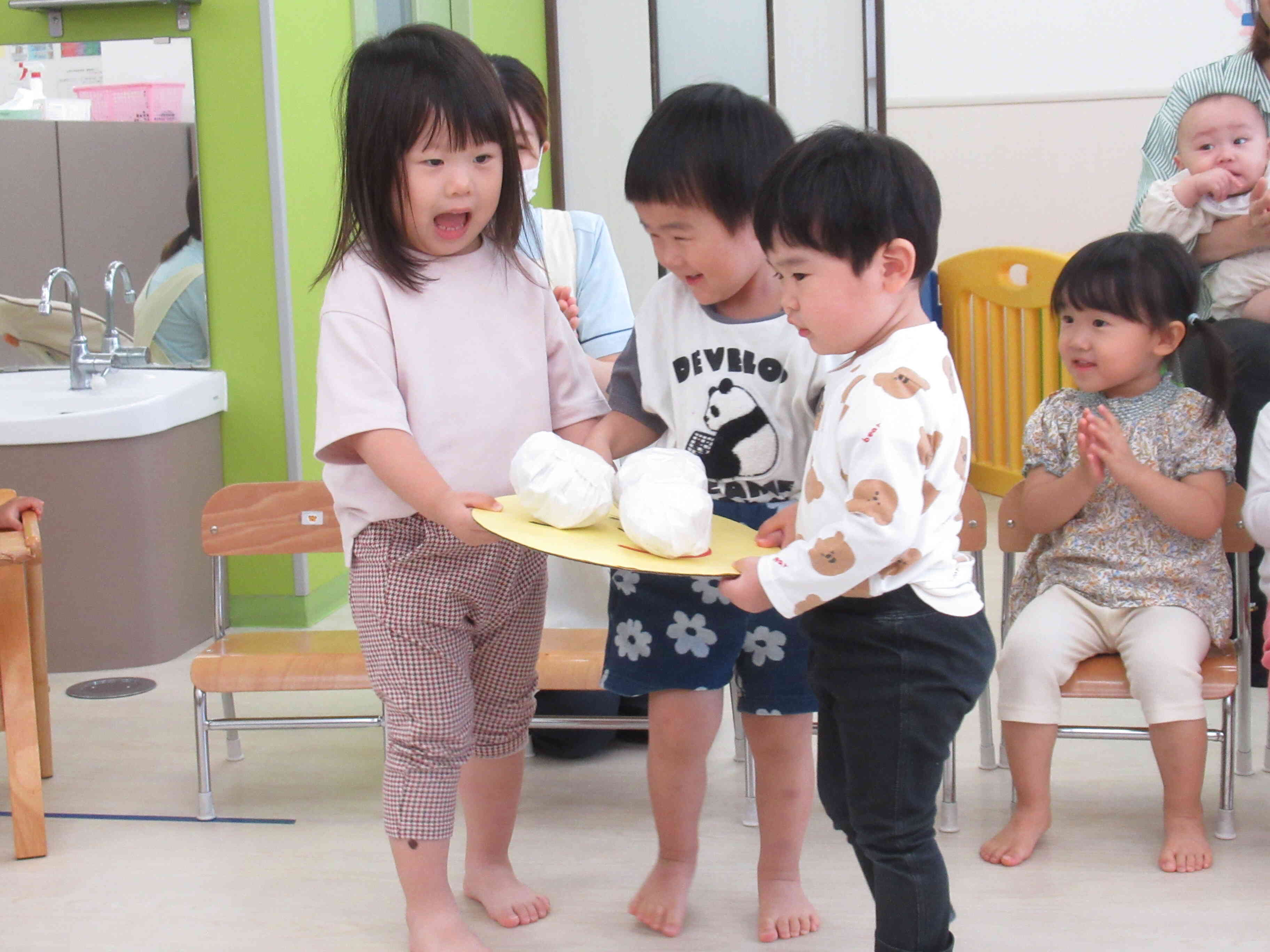 うさぎ組さんは？