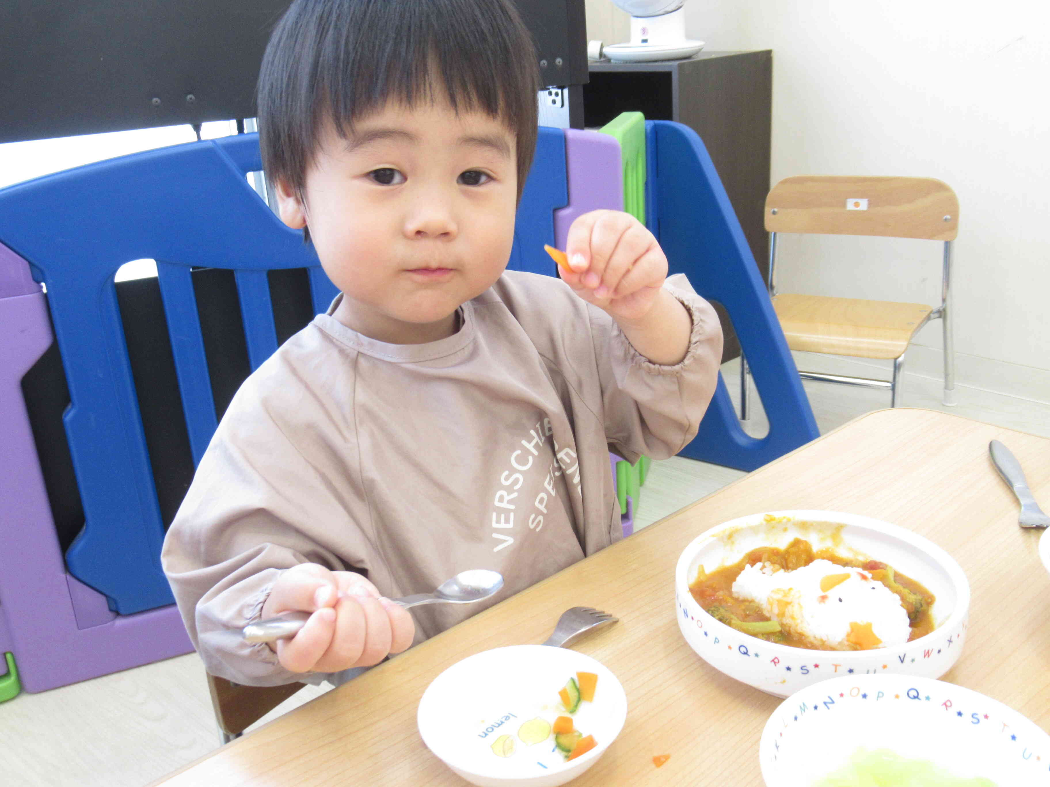 みてみて！人参！