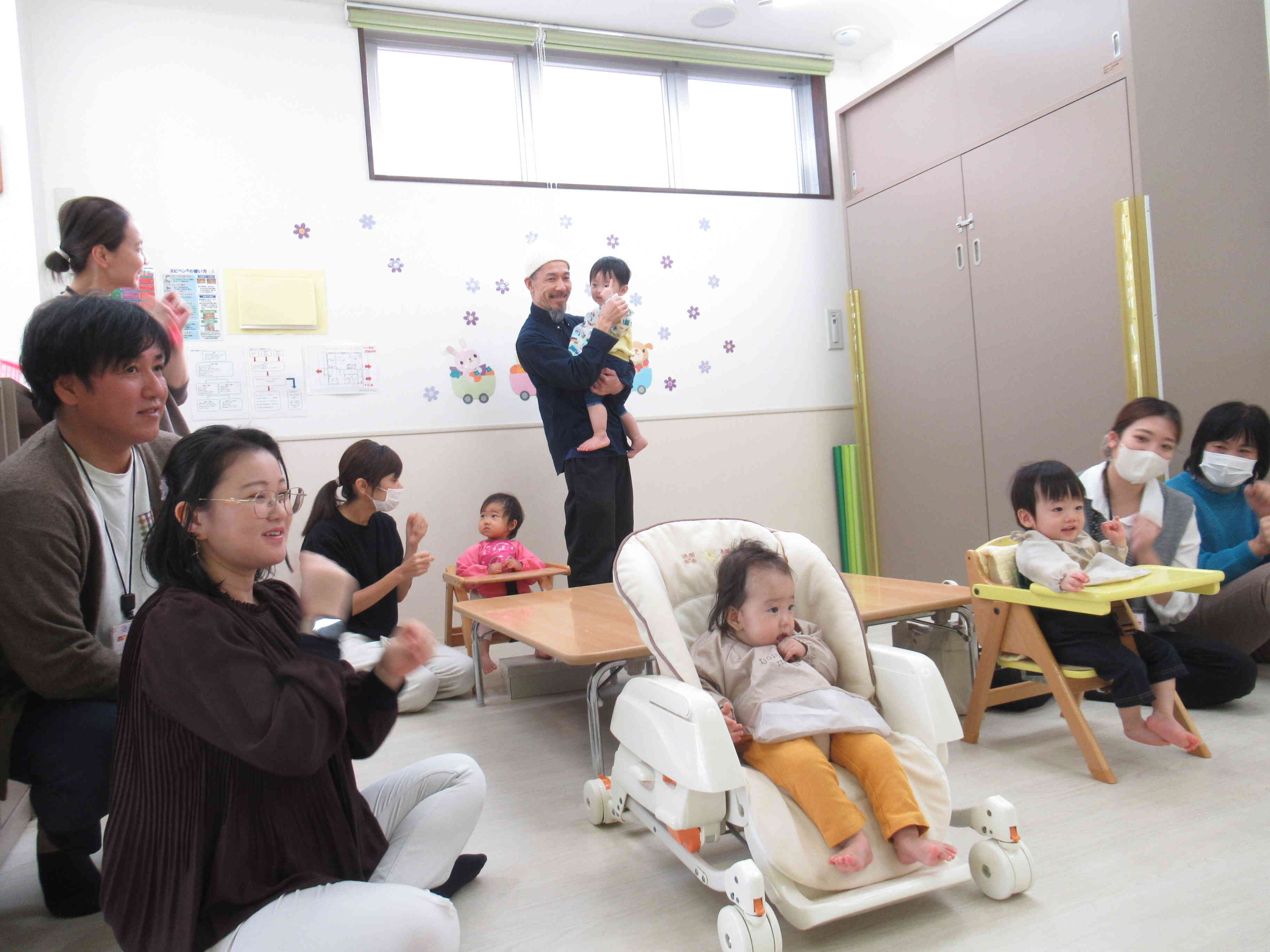 ひよこ組給食参観♡