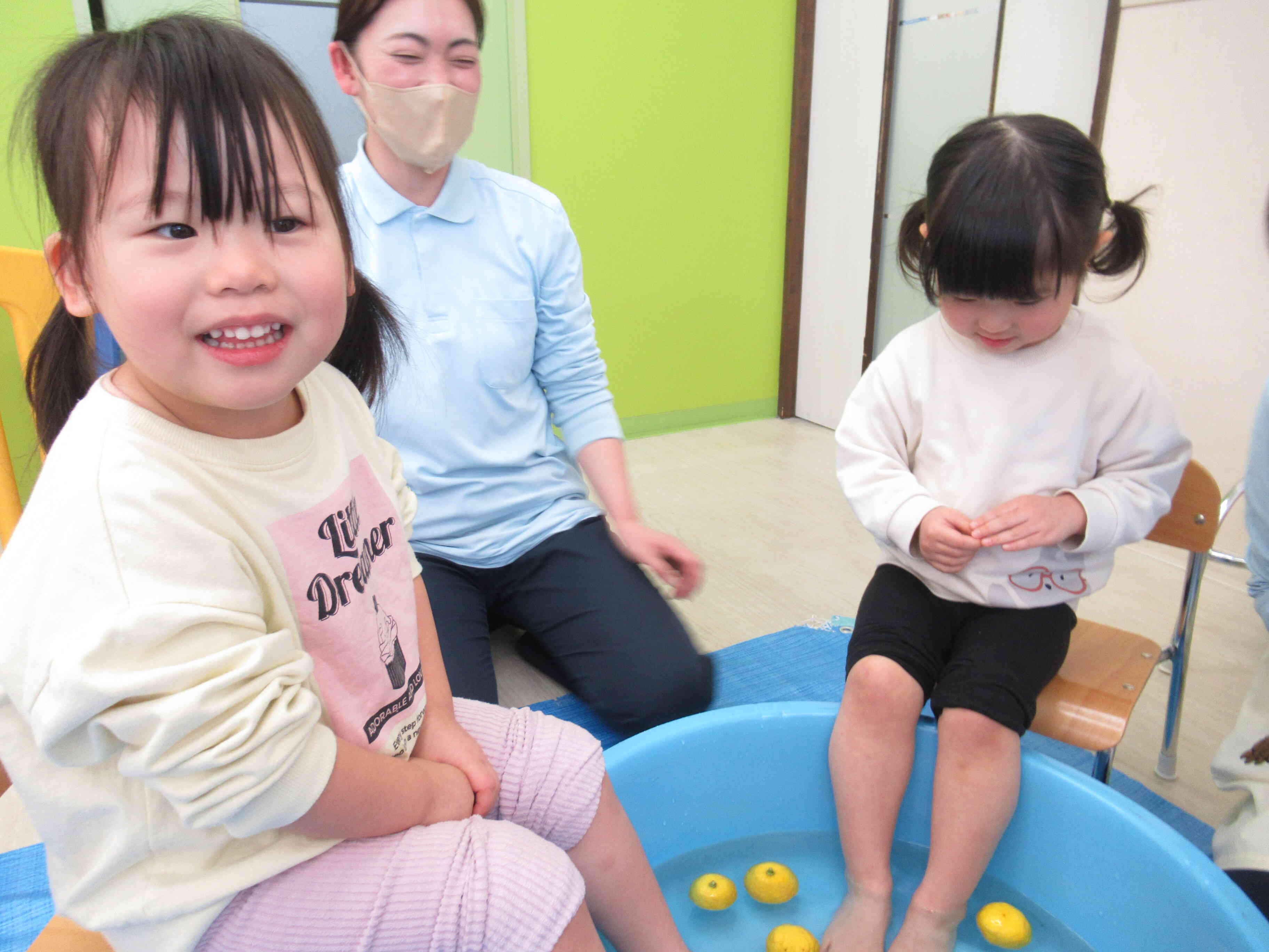 ゆず湯に入ったよ～♪