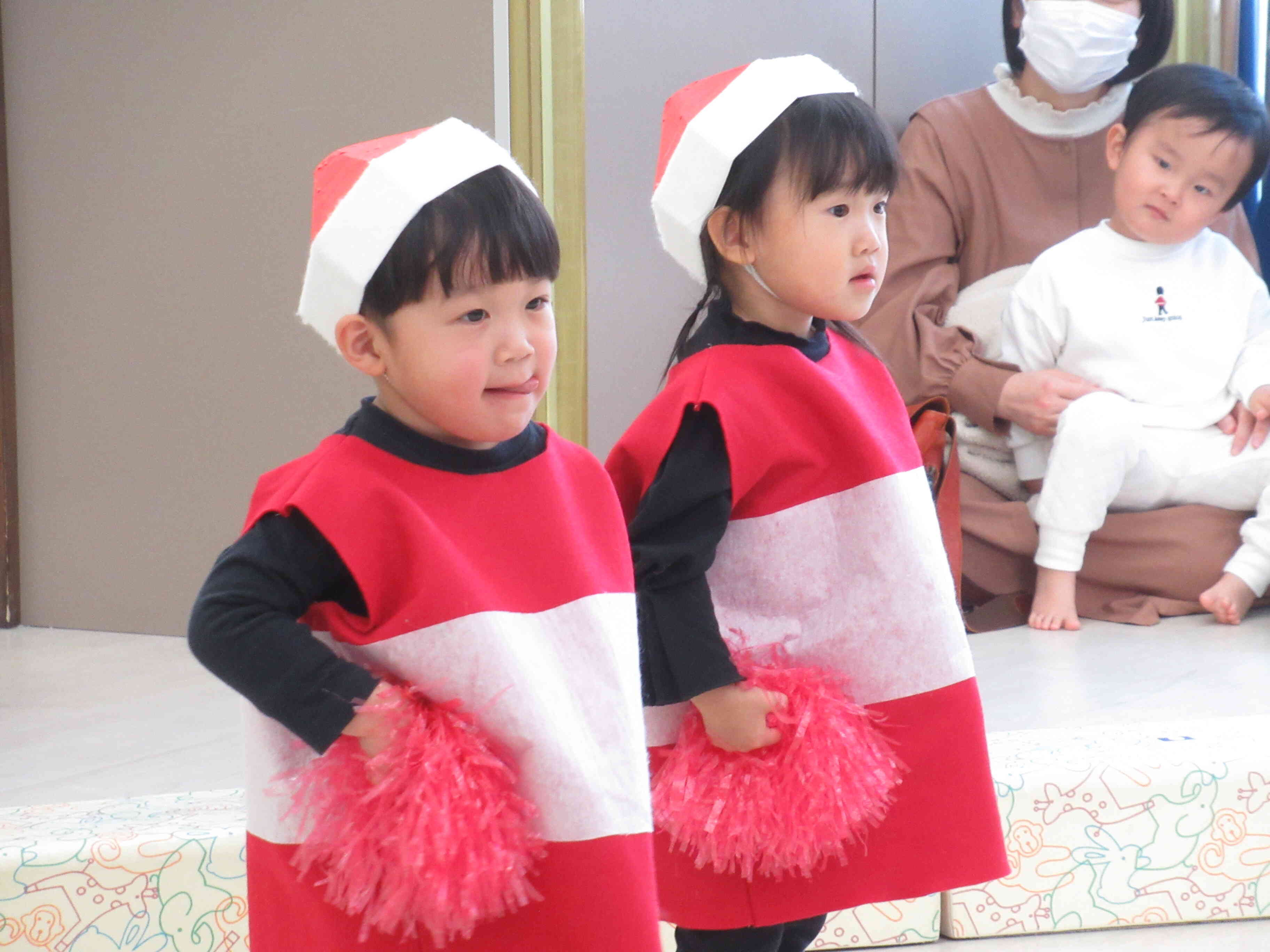 たくさんの人の前でも・・