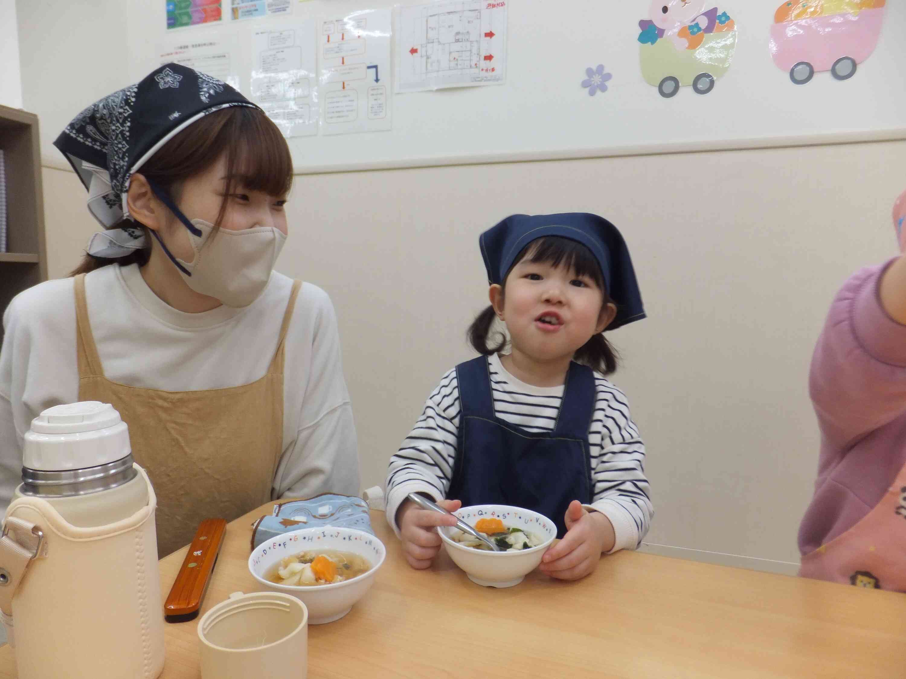 うさぎ組親子うどん作り③