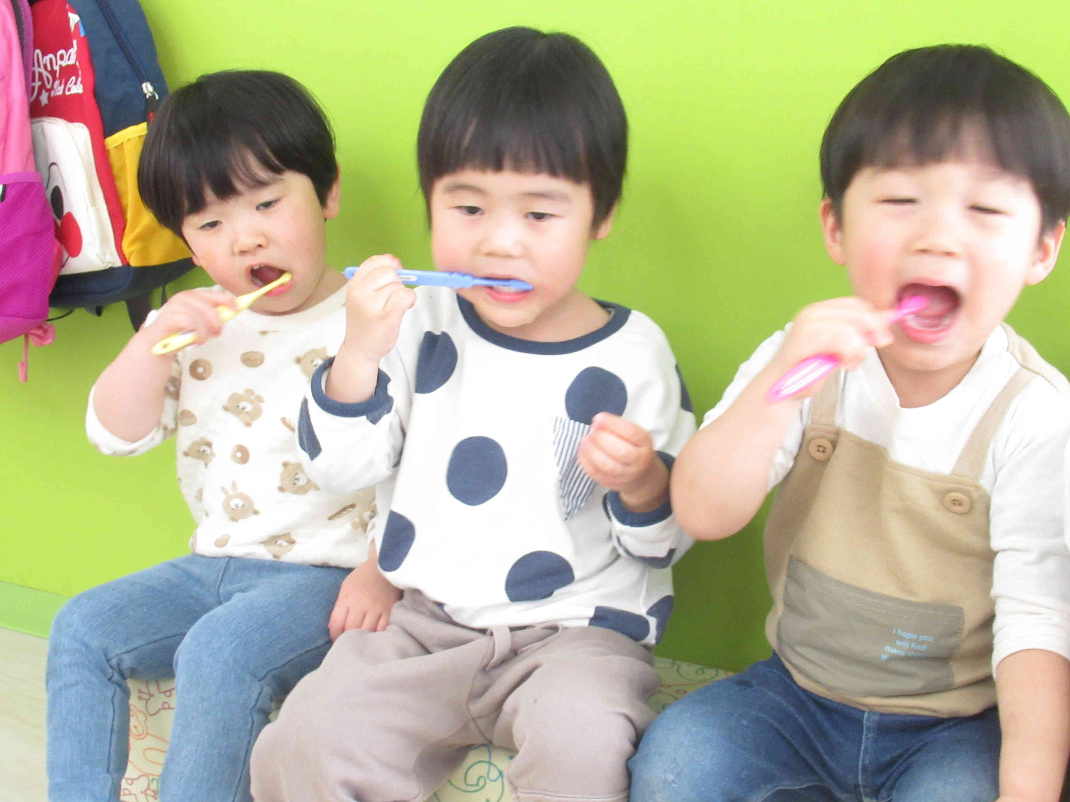 歯みがき上手かな～♪