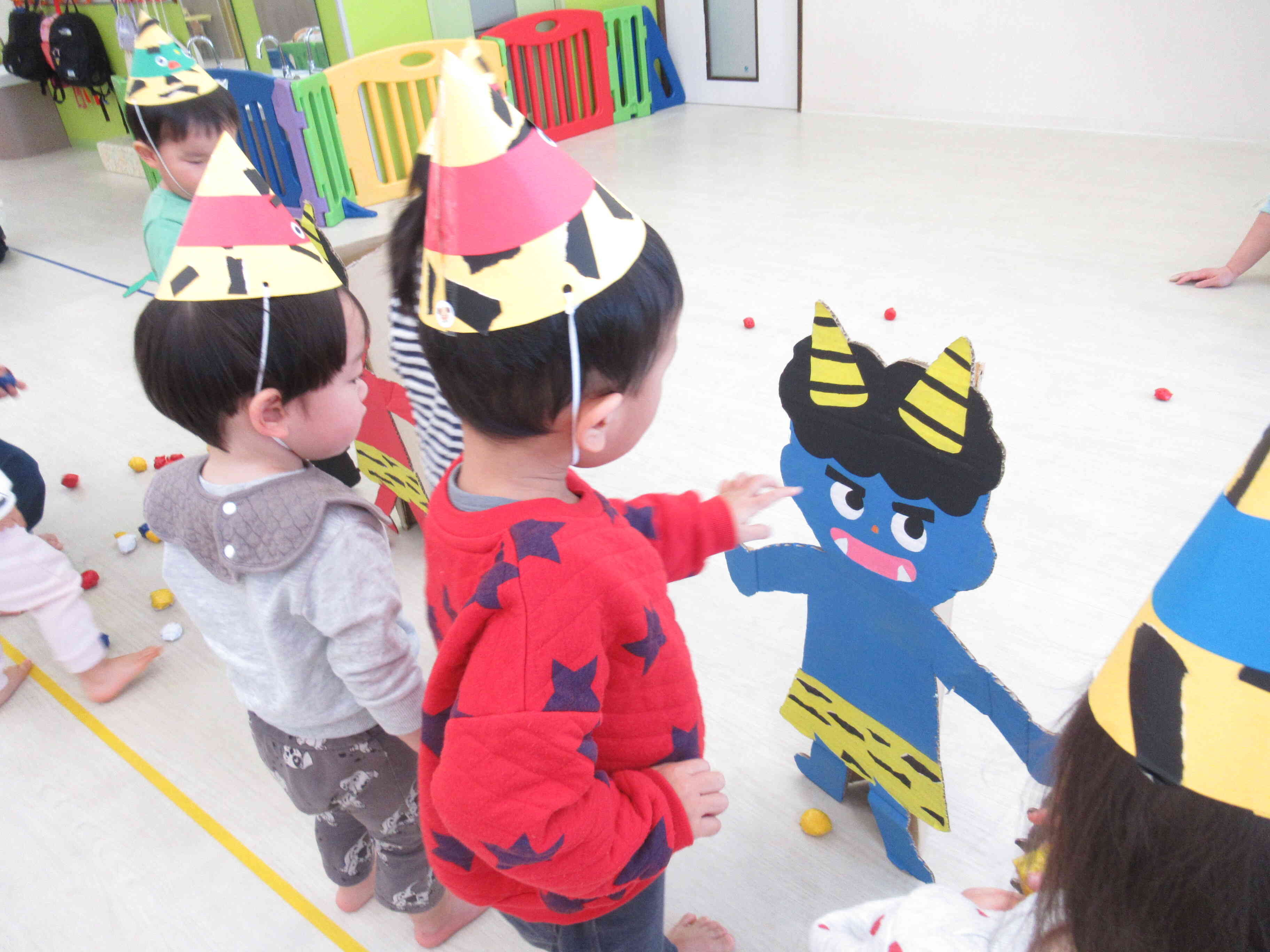 おにはそと～♪の節分会②