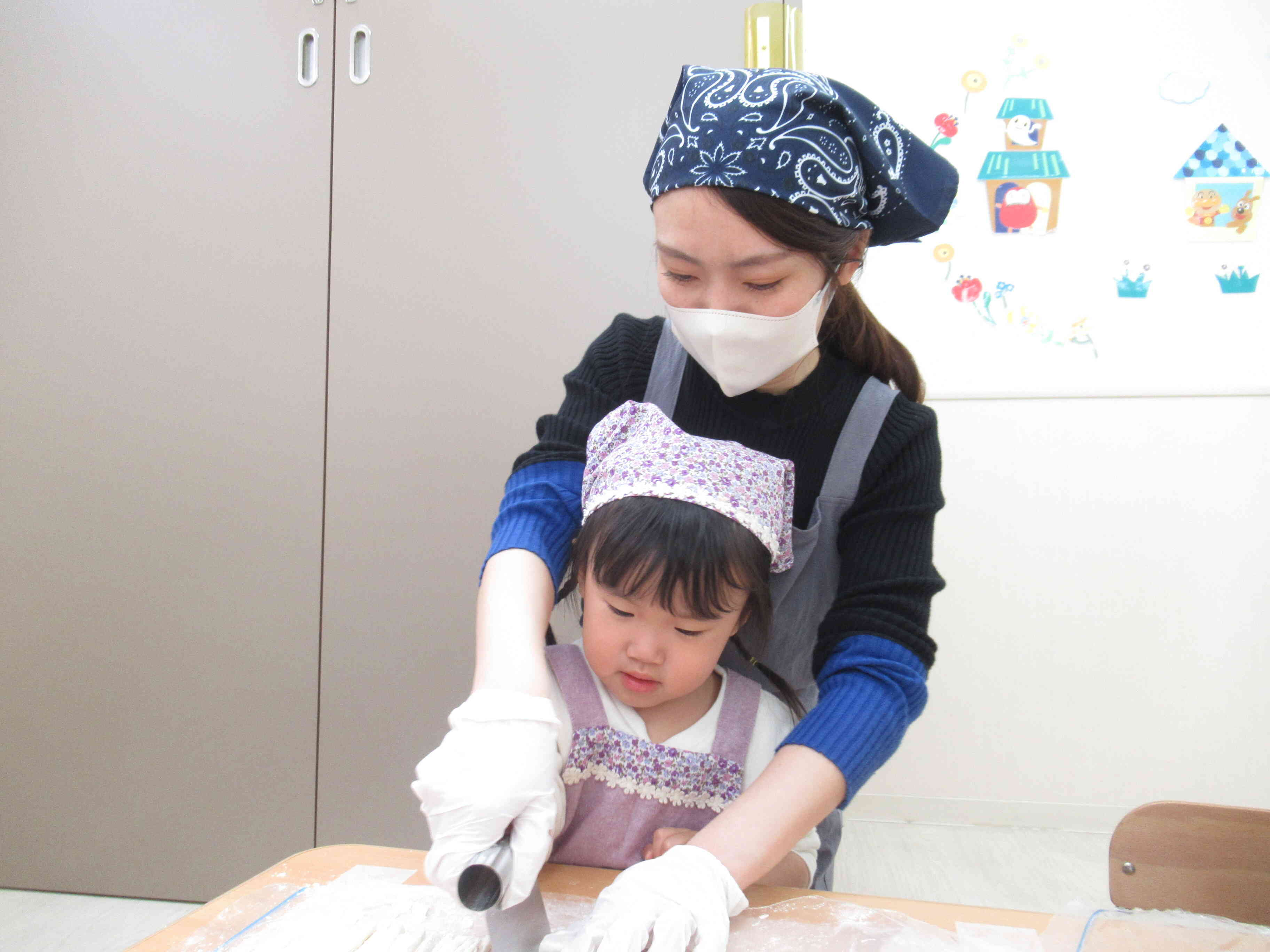 うさぎ組親子うどん作り②