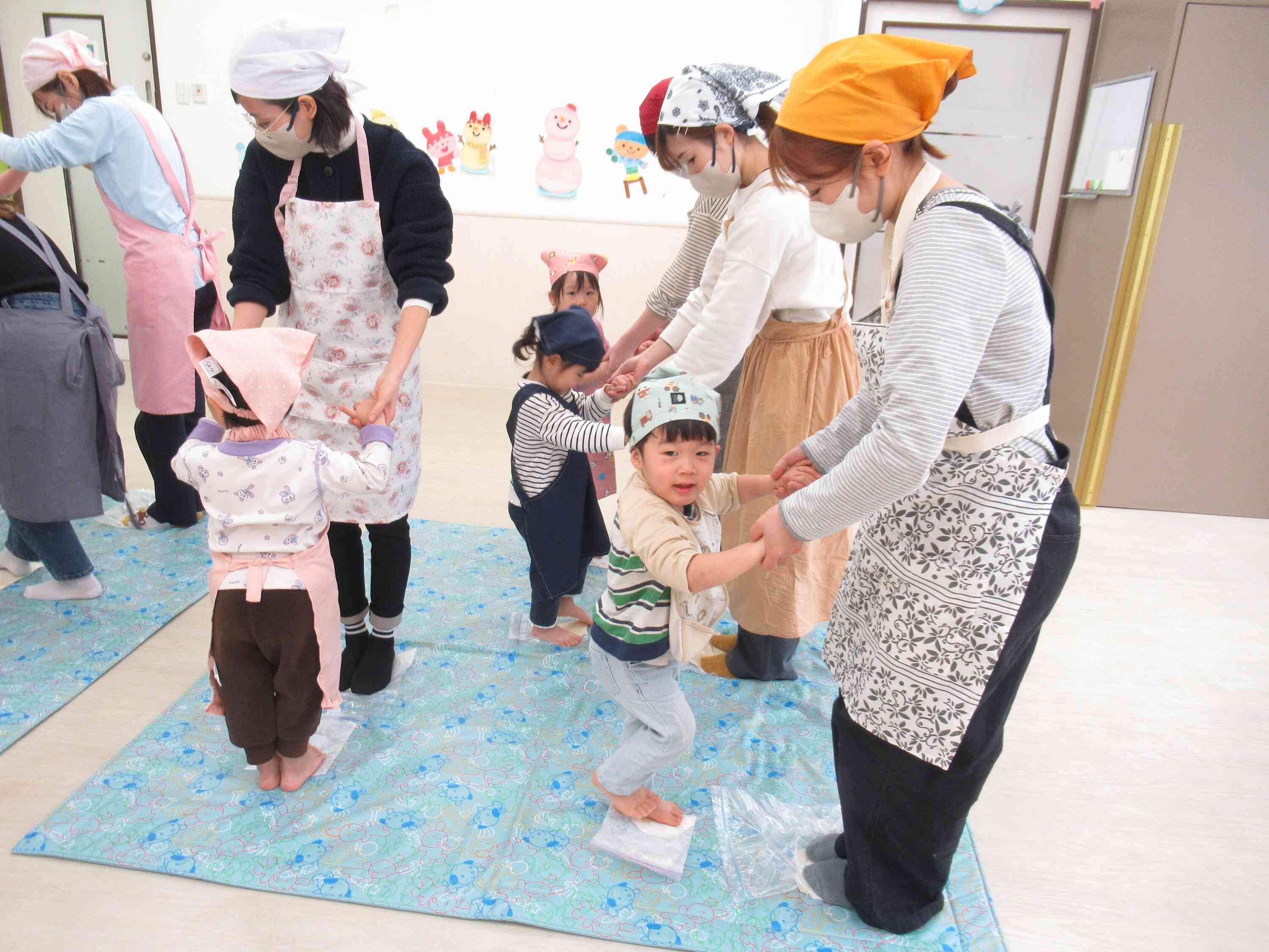 まとまった生地を123・・・と30