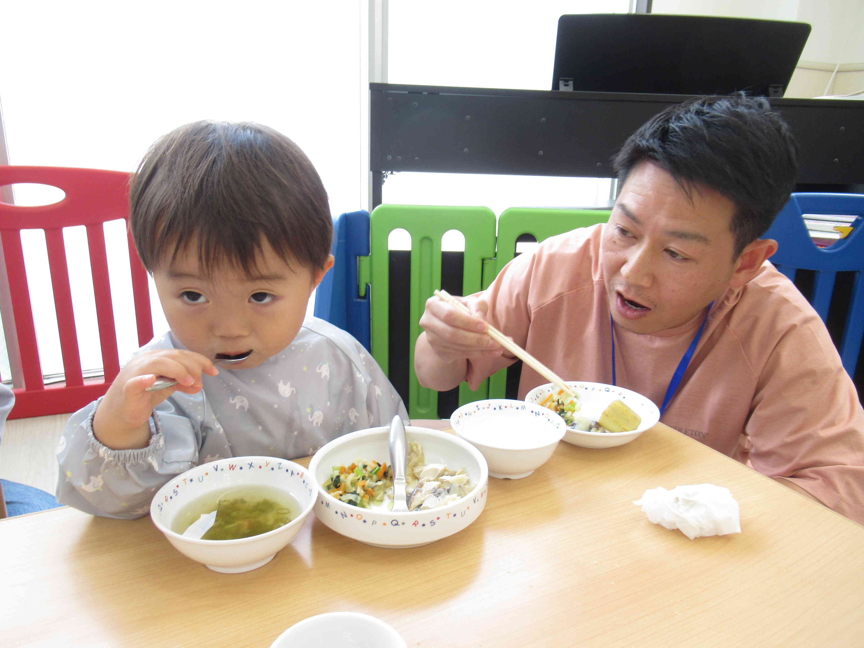自分で食べるよ！