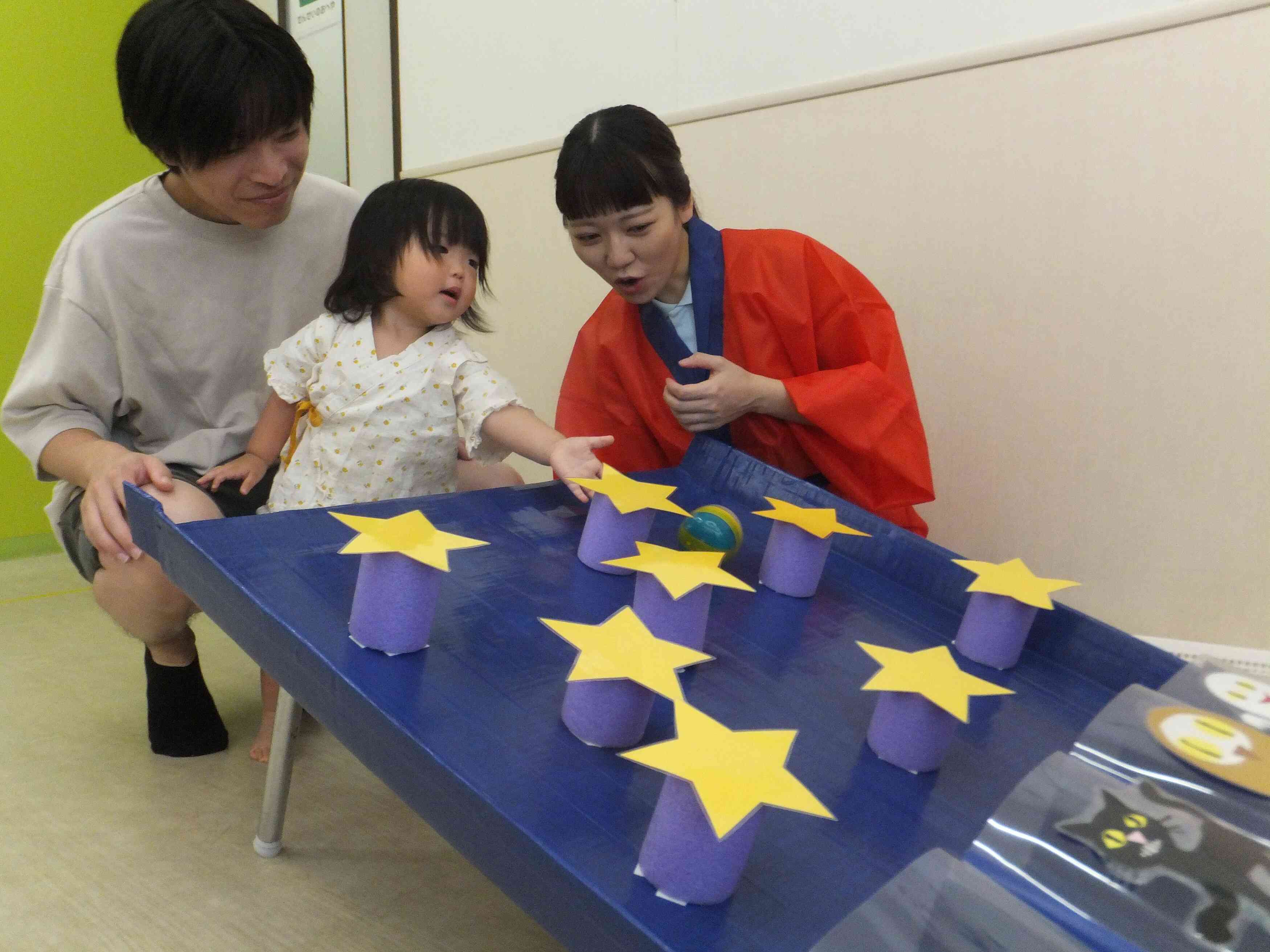 勢いをつけて…