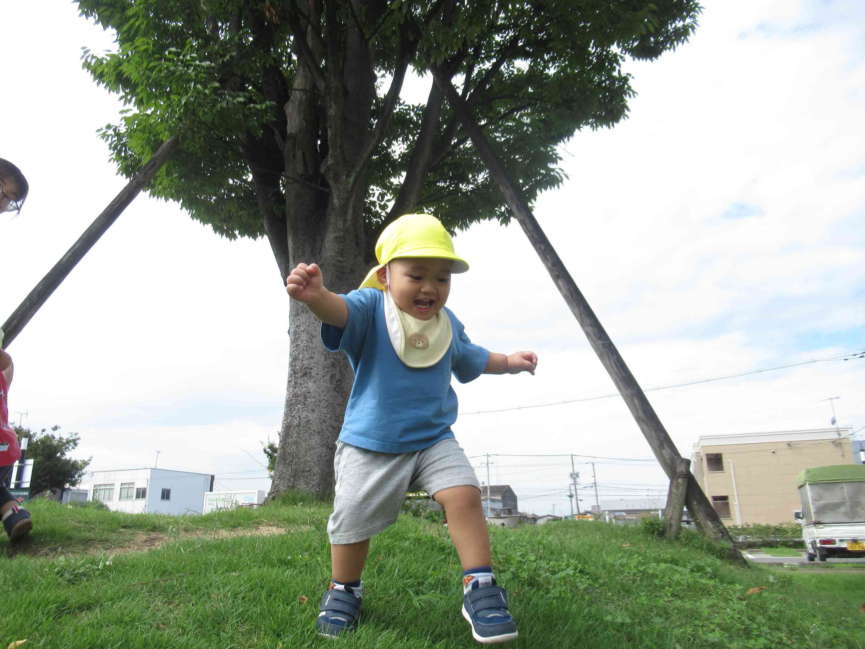 坂を上手に下りれるようになったよ。