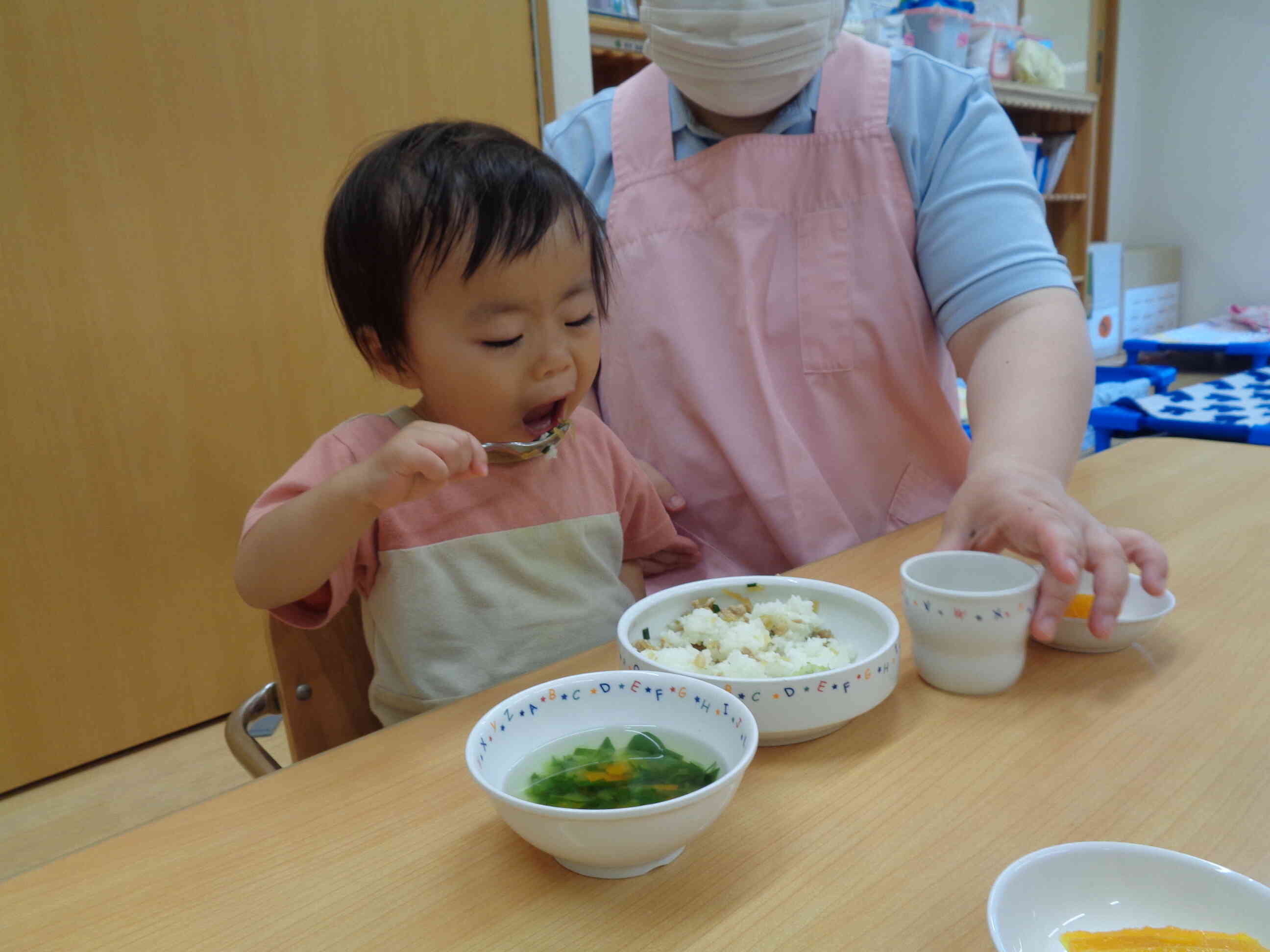 ご家庭と一緒に