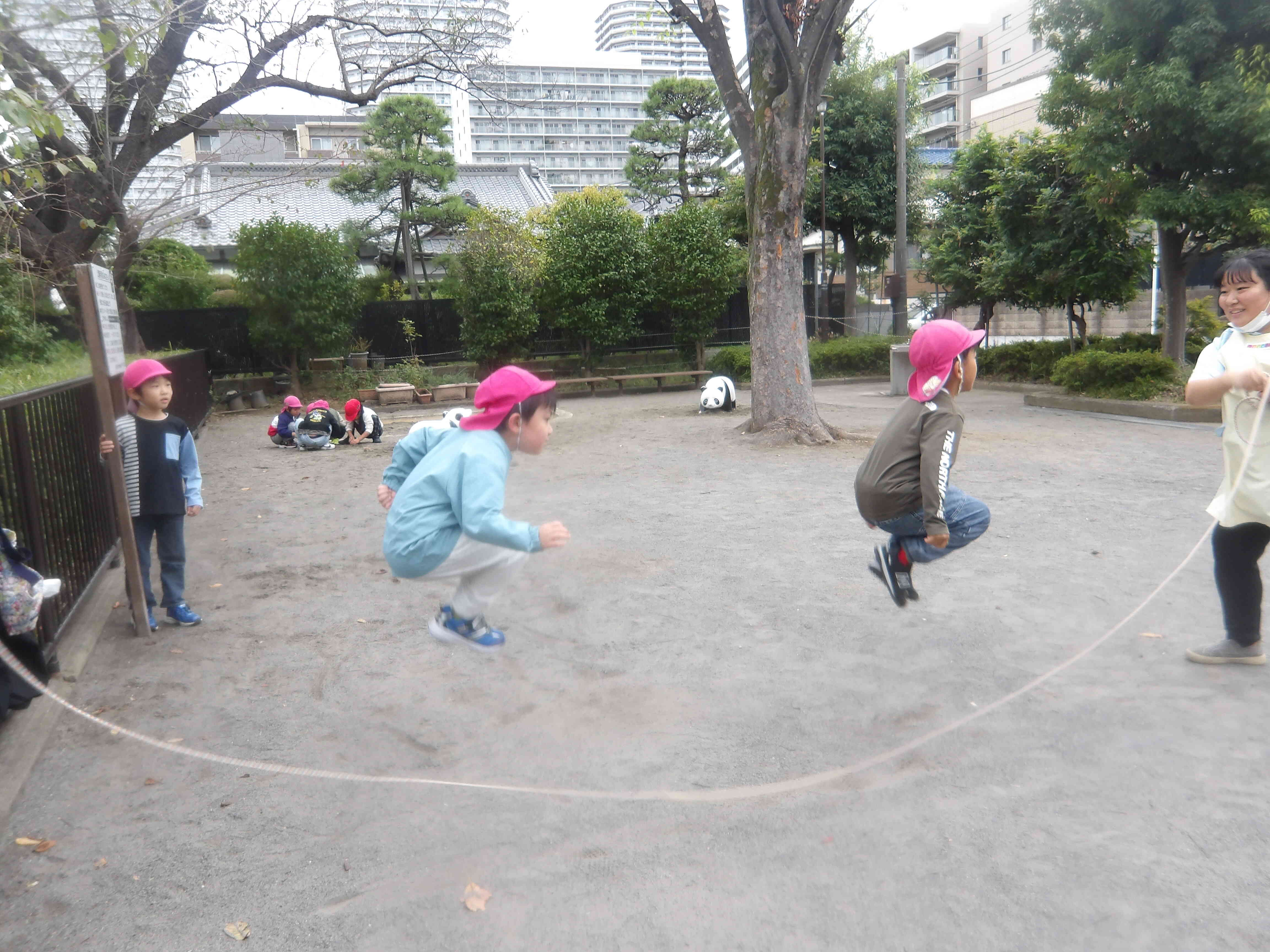 秋の遠足「川上公園」に行ってきました