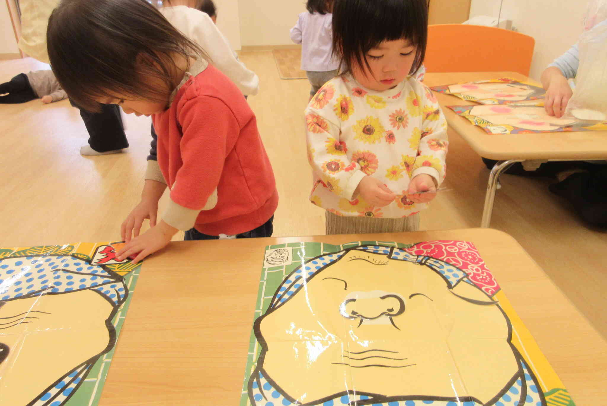 ０歳児、１歳児の初詣&お正月遊び