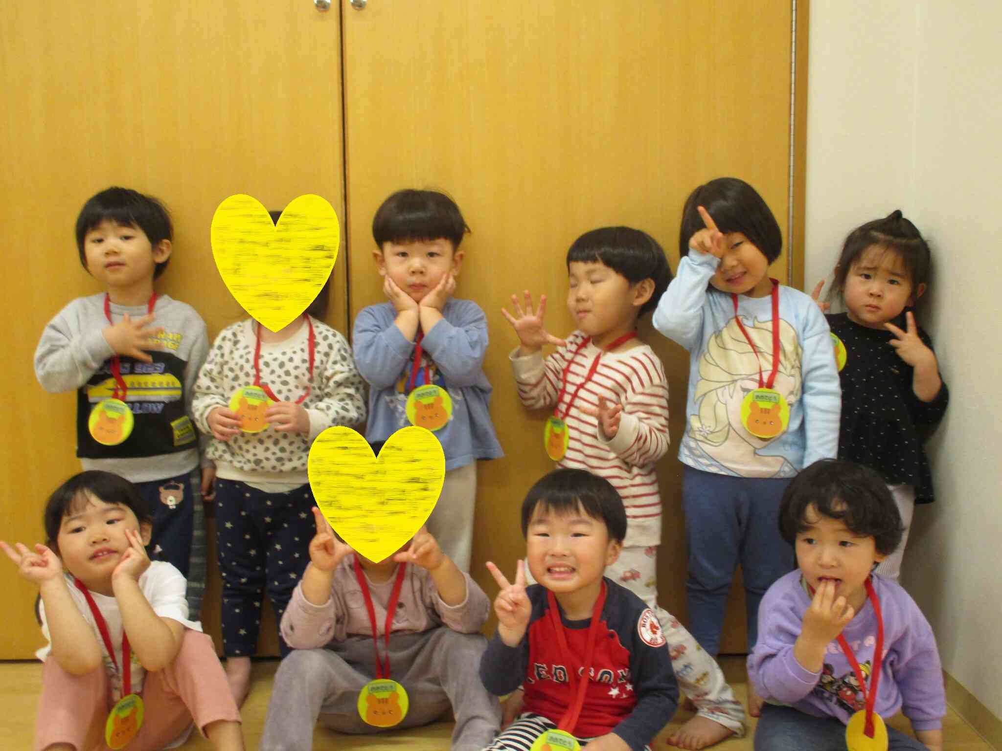 3歳児　進級しました！！