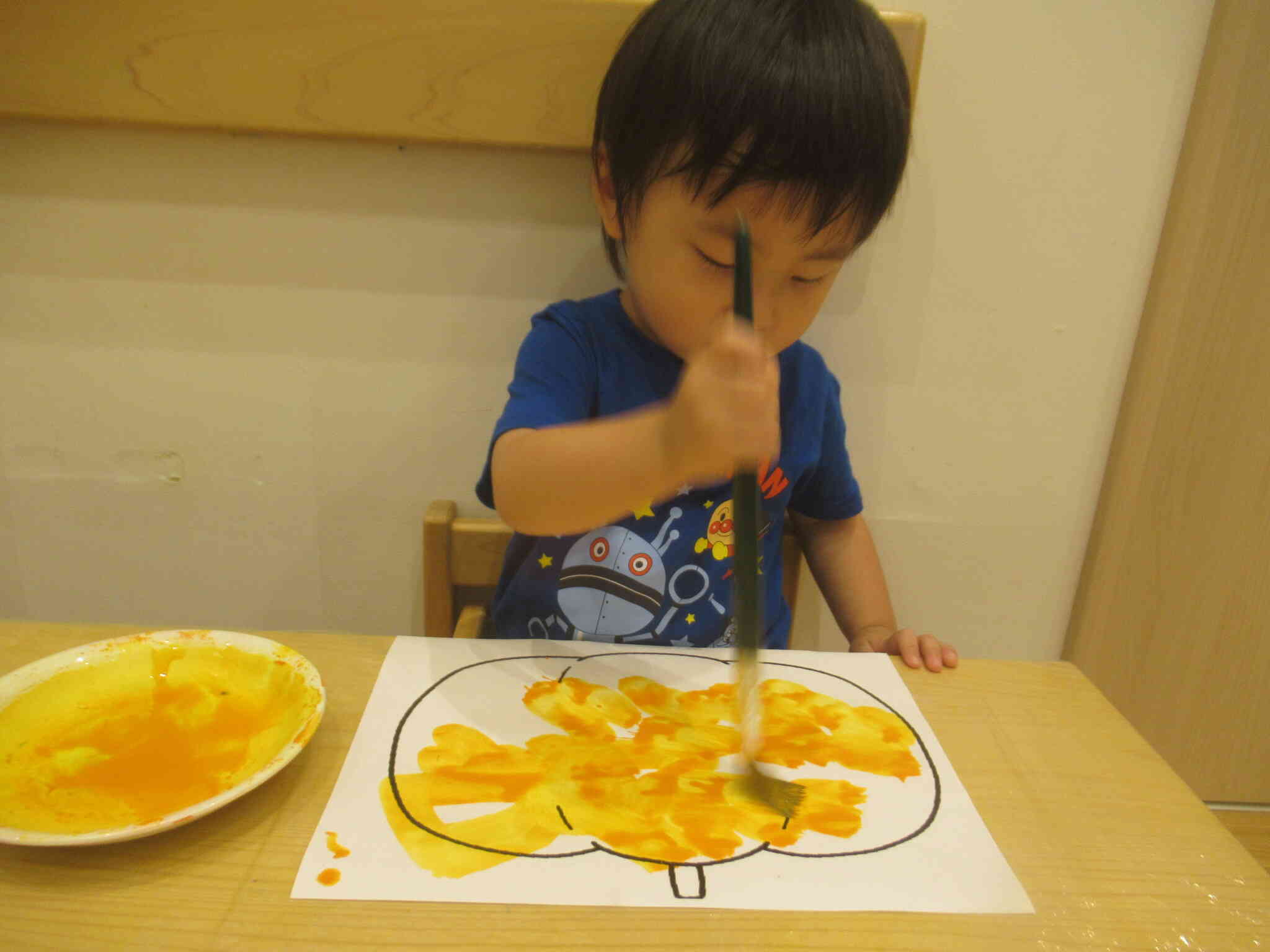 １０月こあら組製作（ハロウィン飾り）