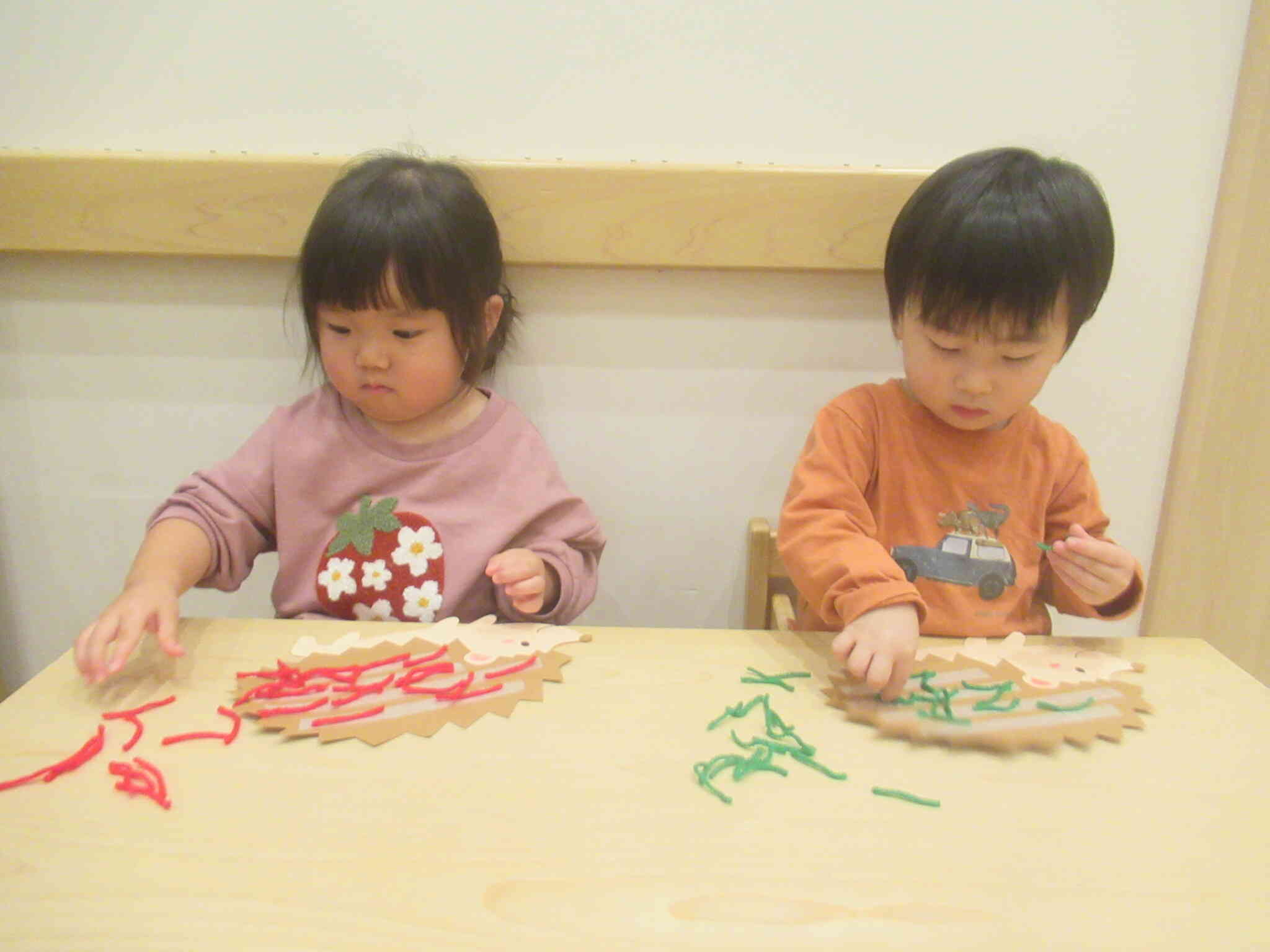 こあら組製作（ハリネズミ）