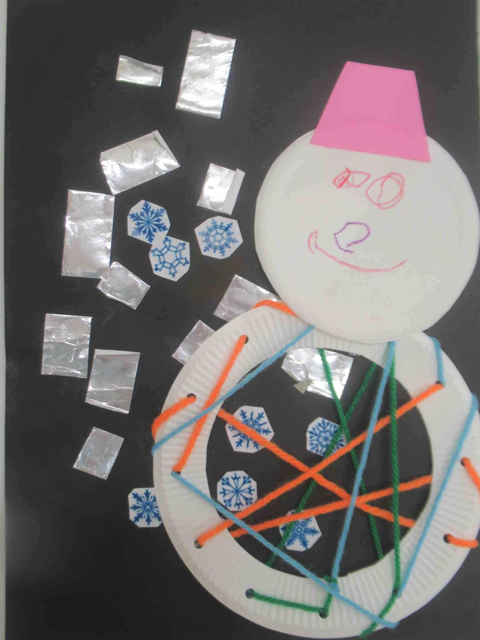 素敵な雪だるまができました♡