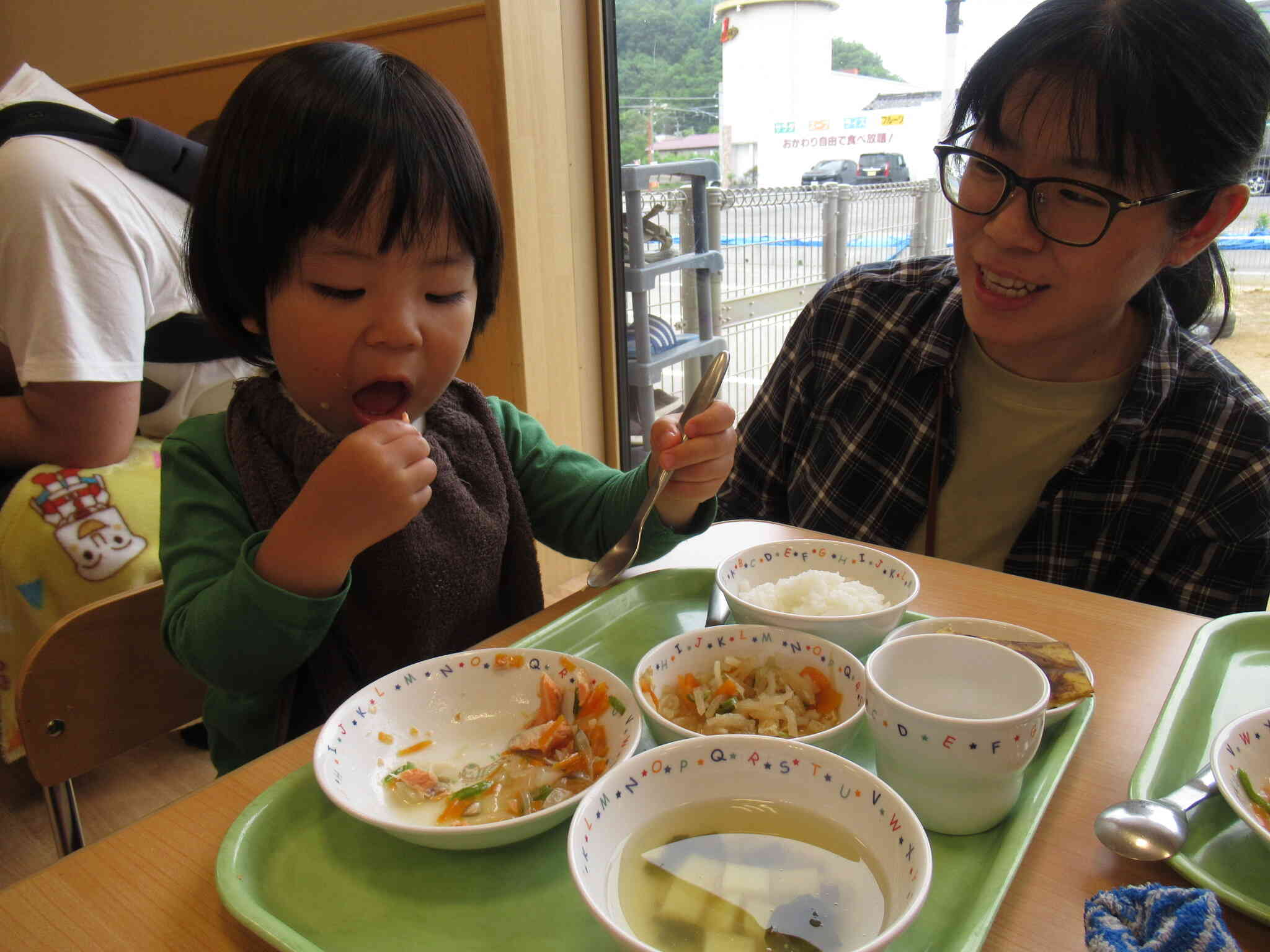 給食参観（うさぎ組）