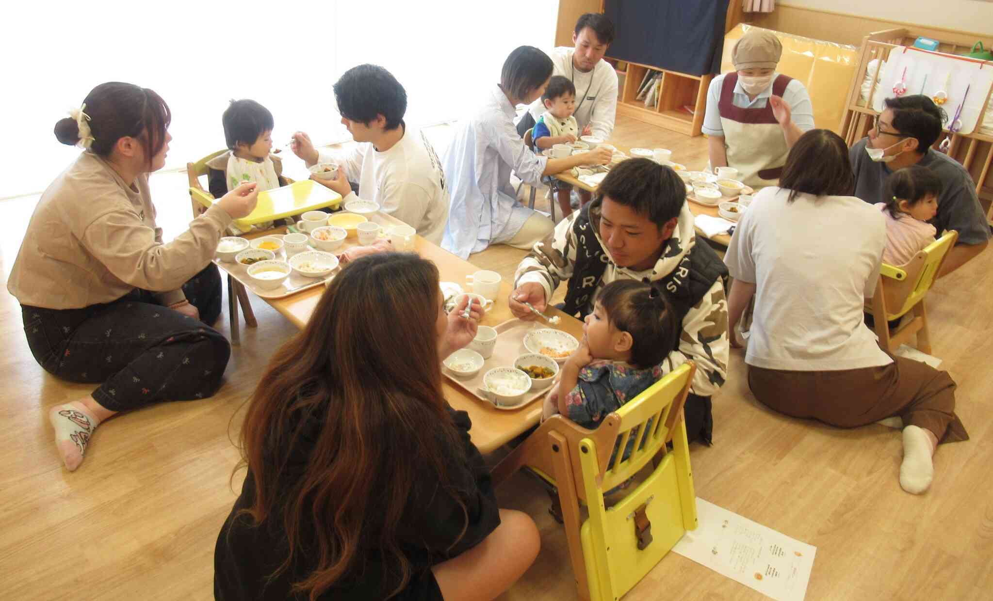 給食参観（ひよこ組）