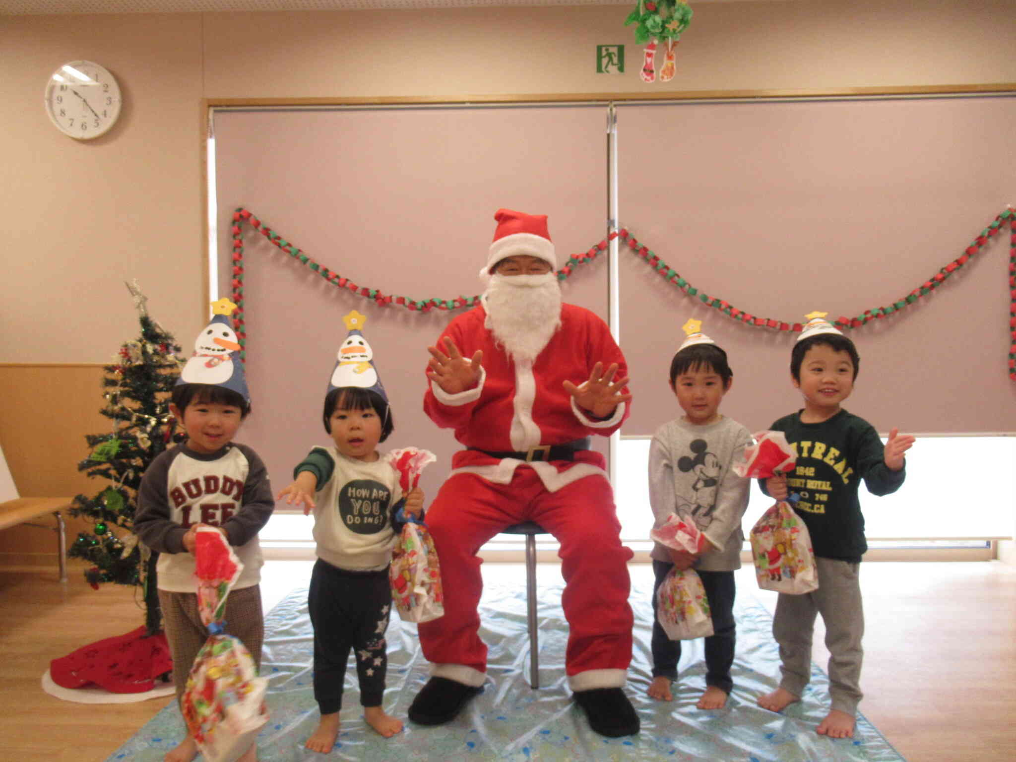 サンタさんに会えたよ♪