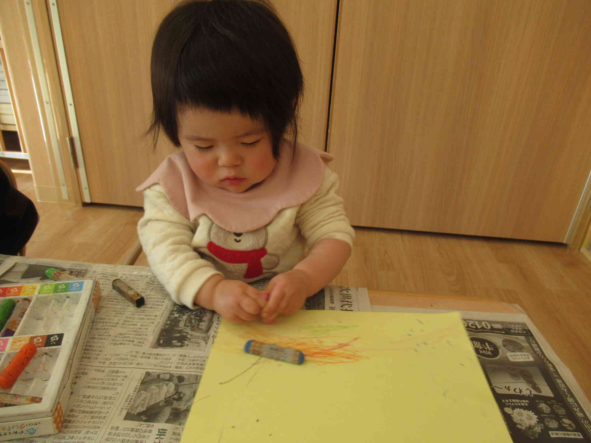 1月の制作（ひよこ組）