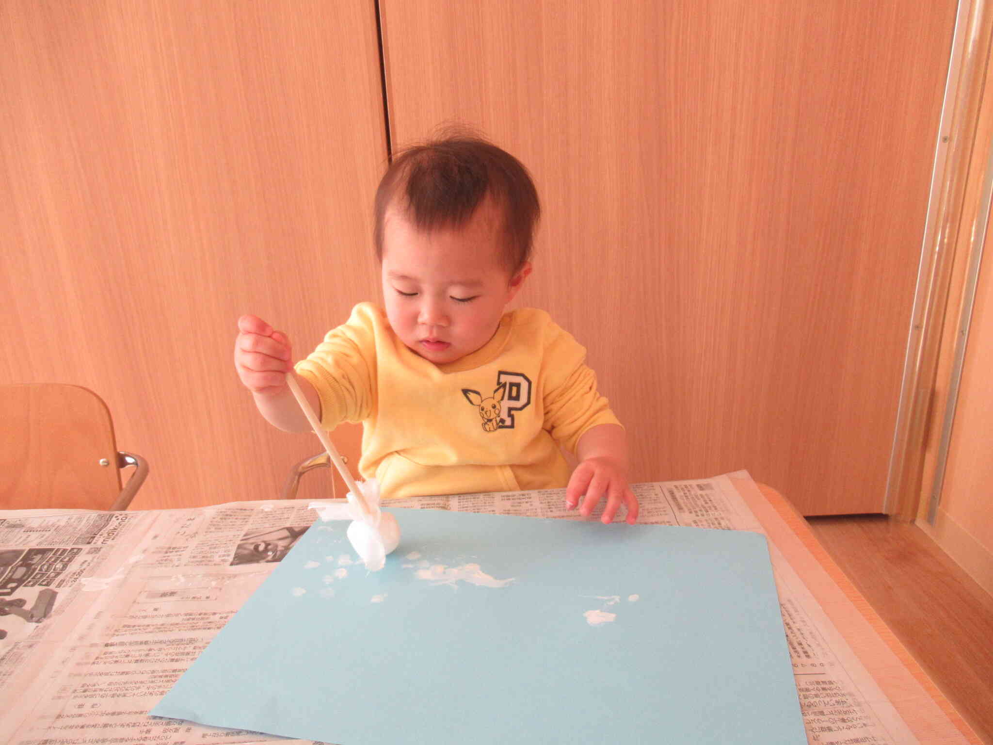 たくさん雪をふらせよう!!