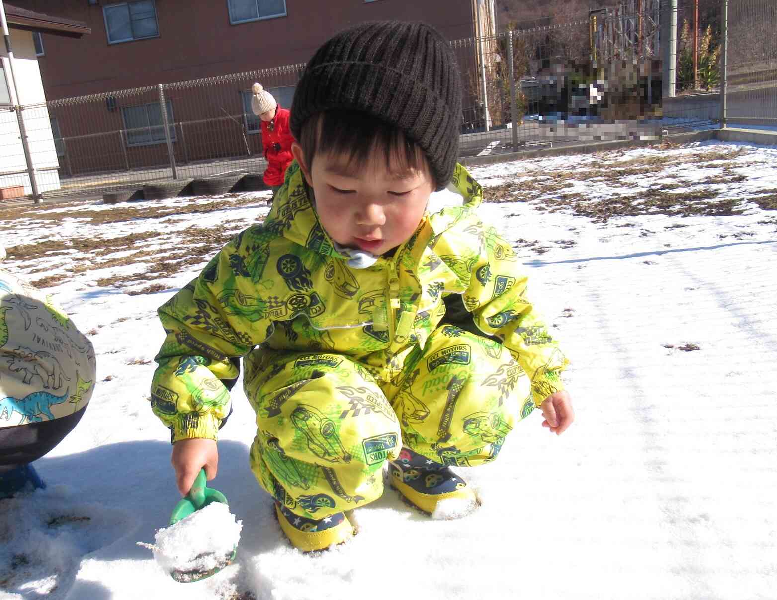 雪遊び楽しいな♪